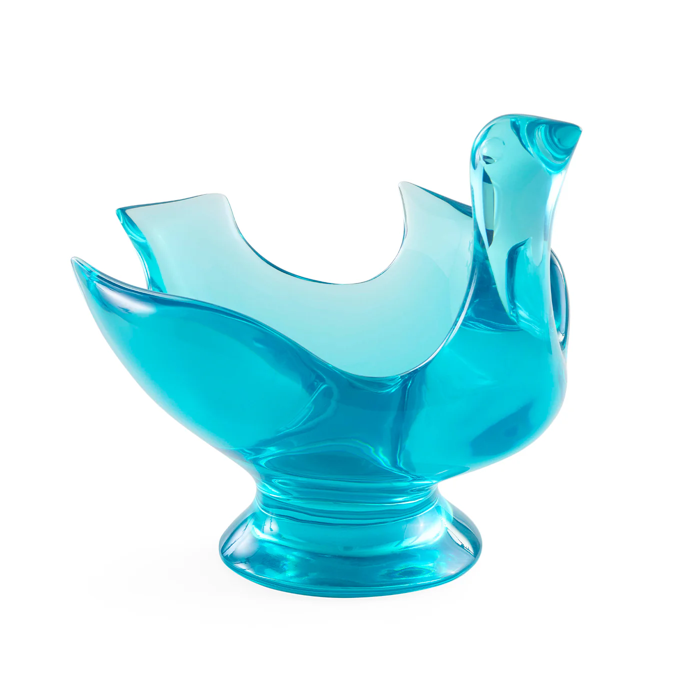 Acrylic Bird Pedestal Bowl - Image 2