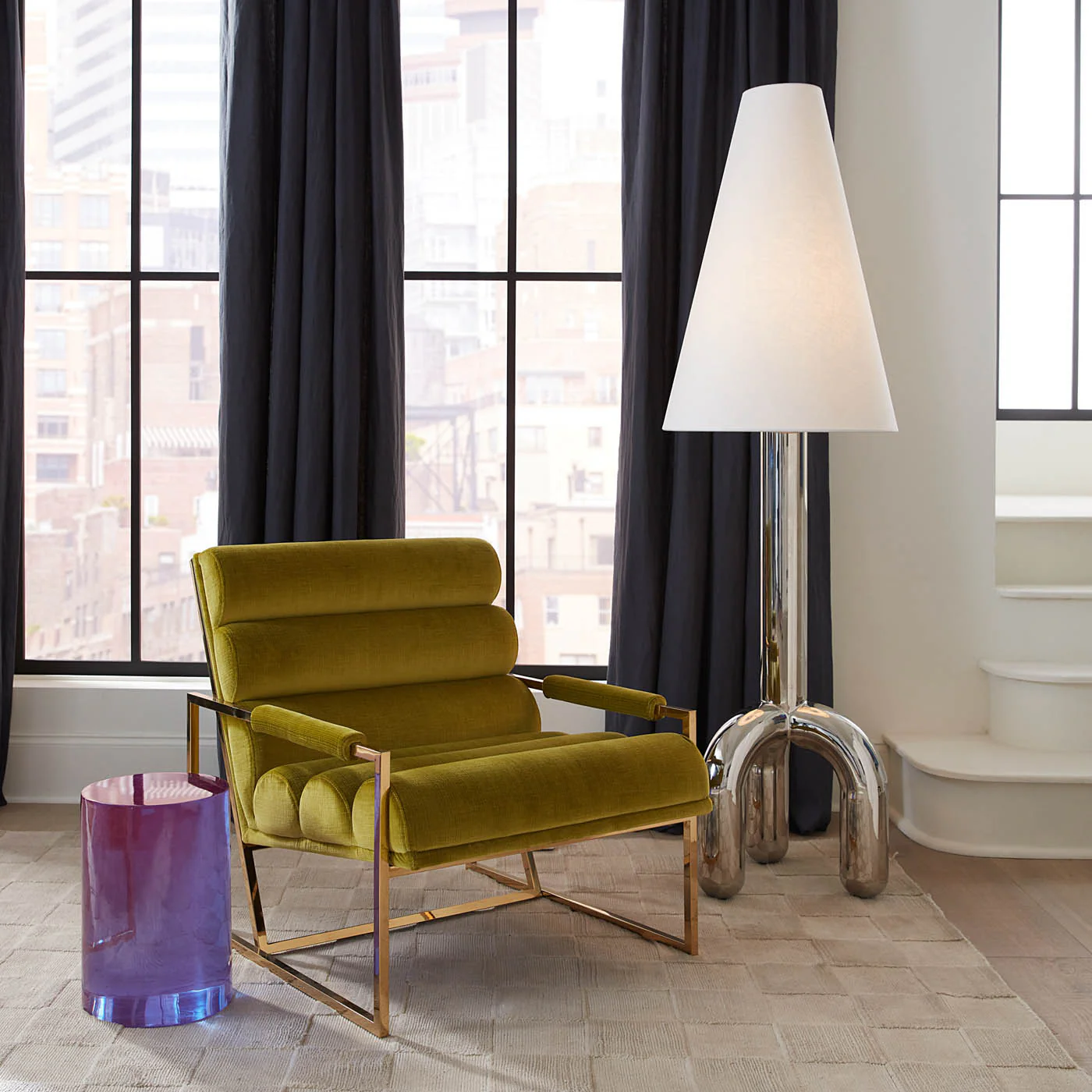 Acrylic Cylinder Table - Image 3