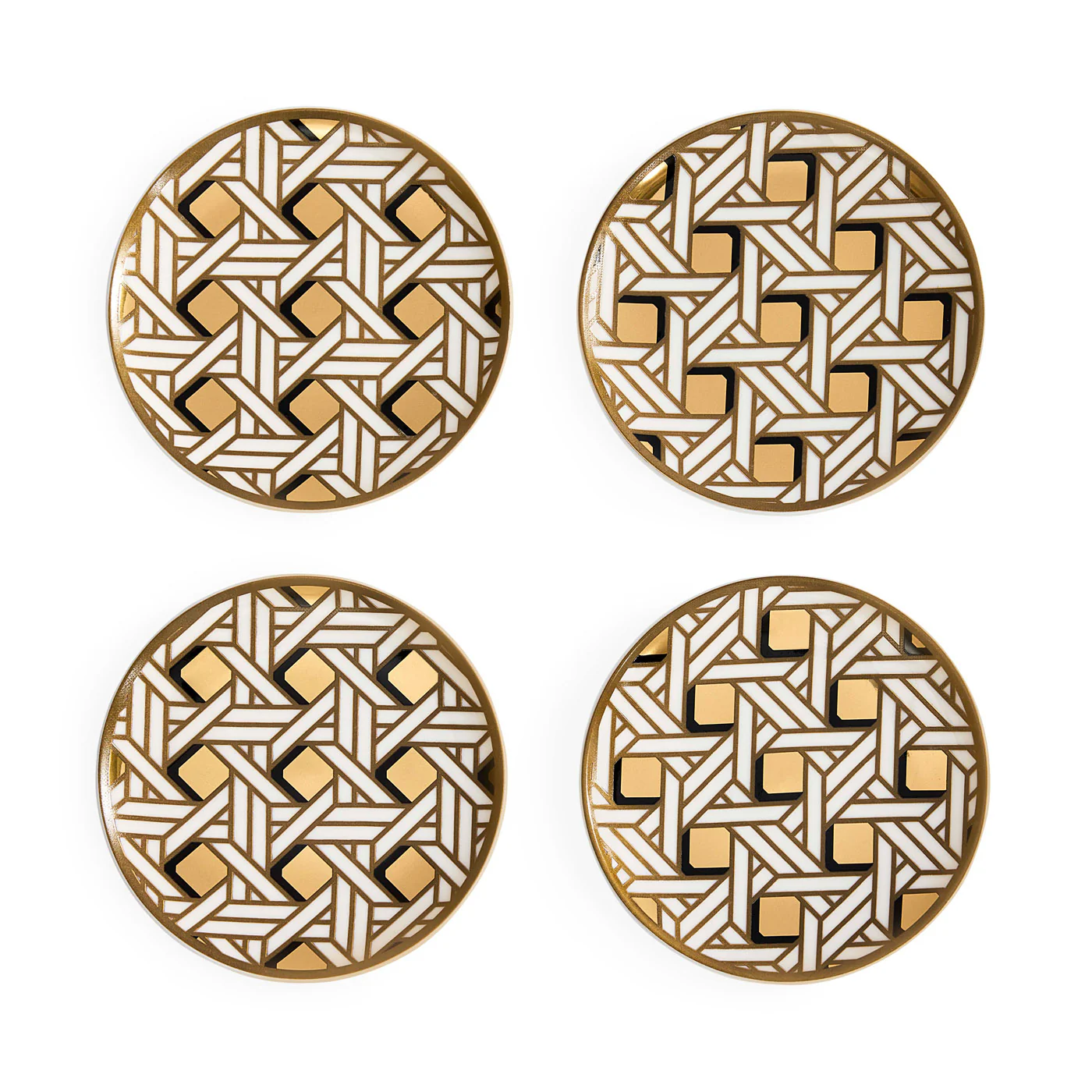 Basketweave Coasters