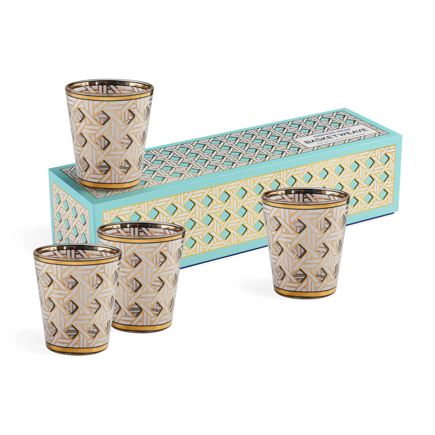 Basketweave Glassware Set - Image 7
