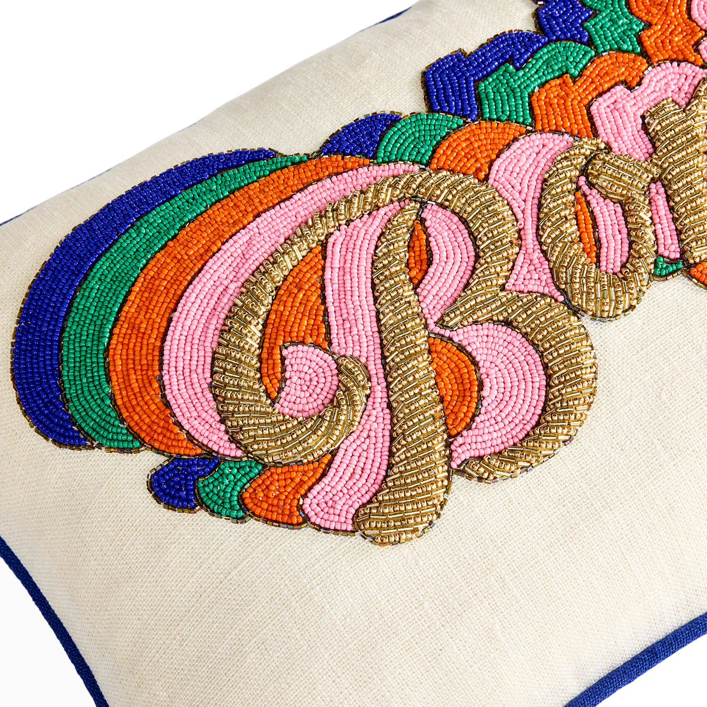 Bonjour Beaded Cushion - Image 4