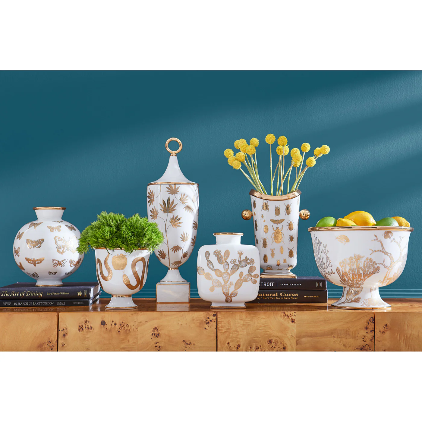 Botanist Round Butterfly Vase - Image 2