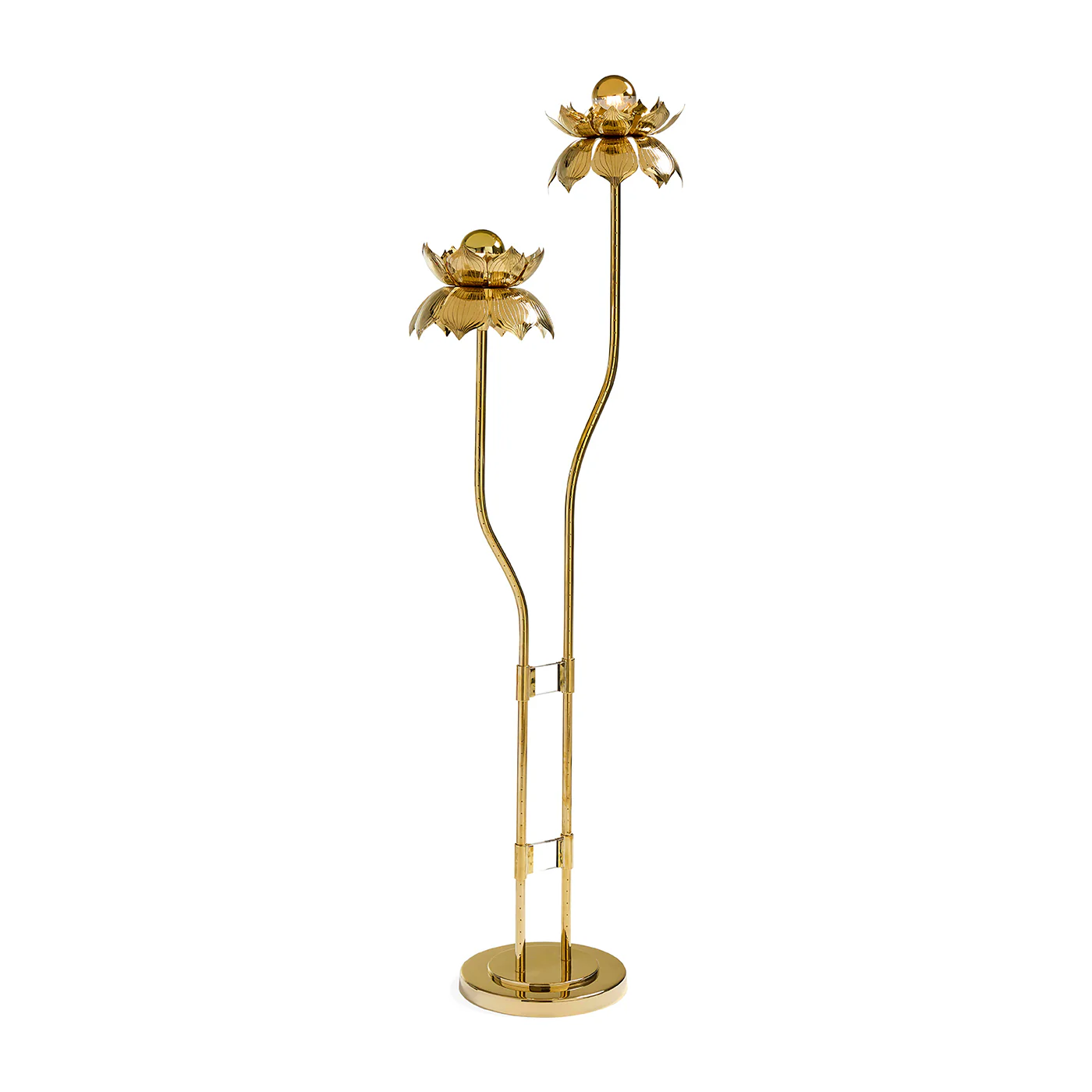 Brass Flower Floor Lamp - Image 5
