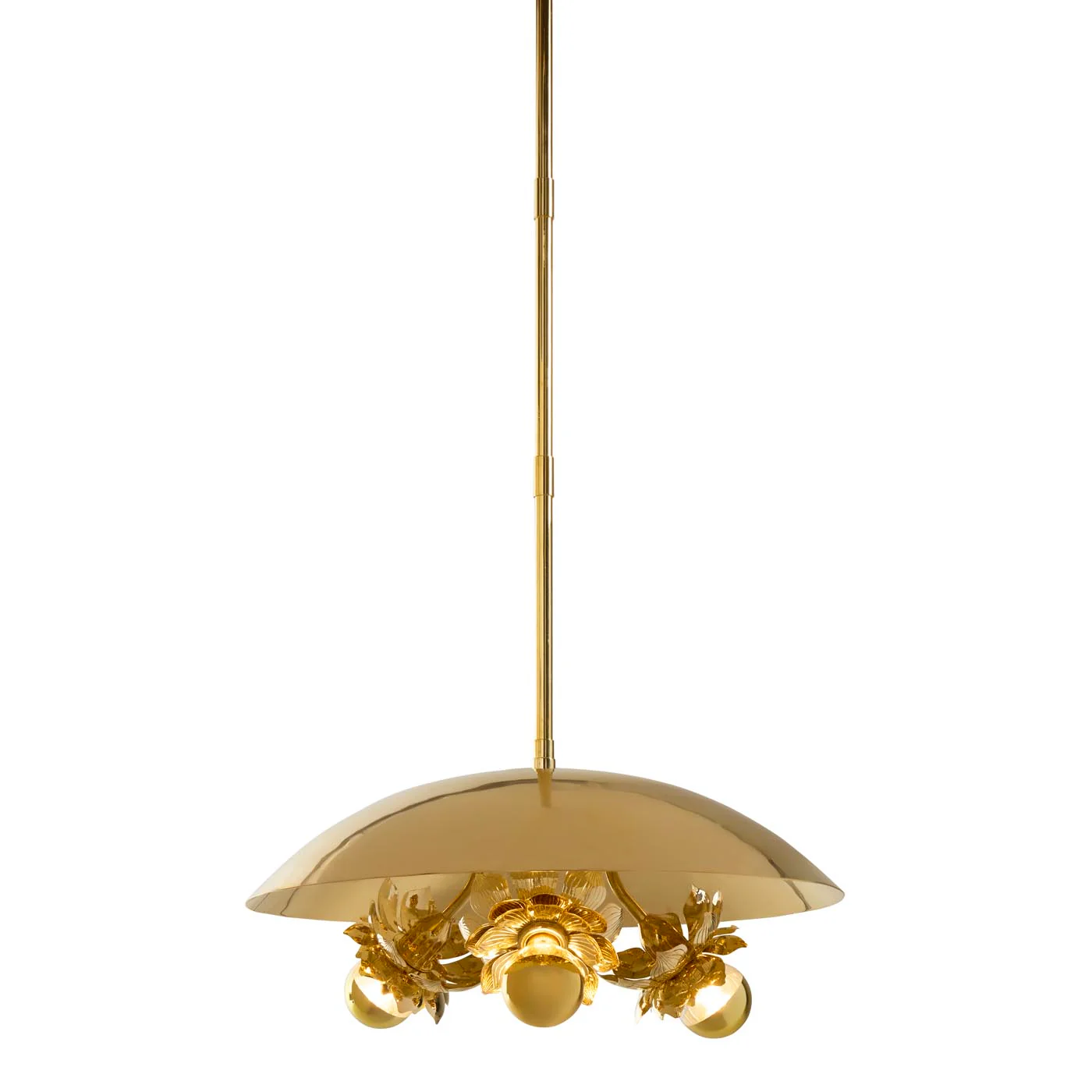 Brass Flower Pendant