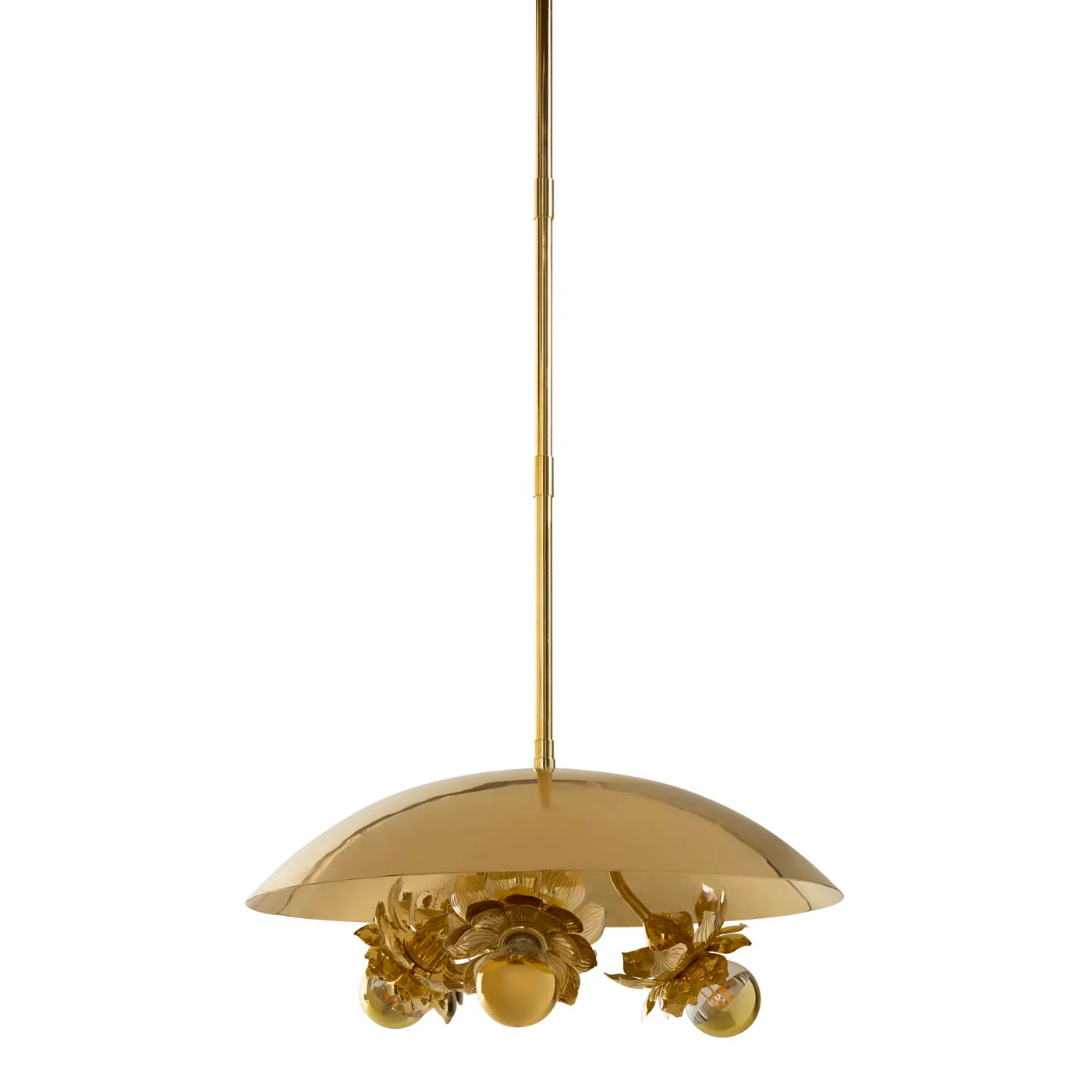 Brass Flower Pendant - Image 4