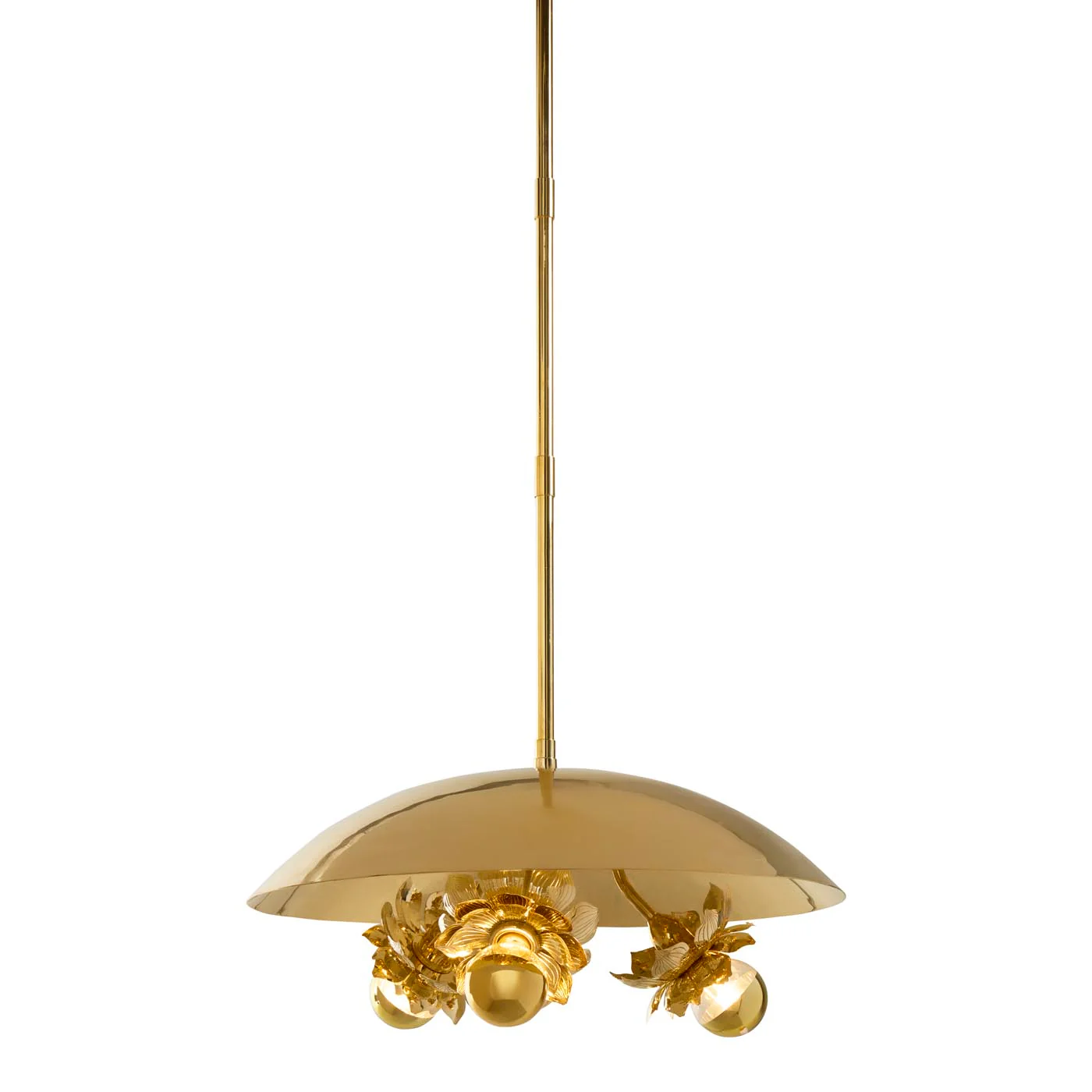 Brass Flower Pendant - Image 5