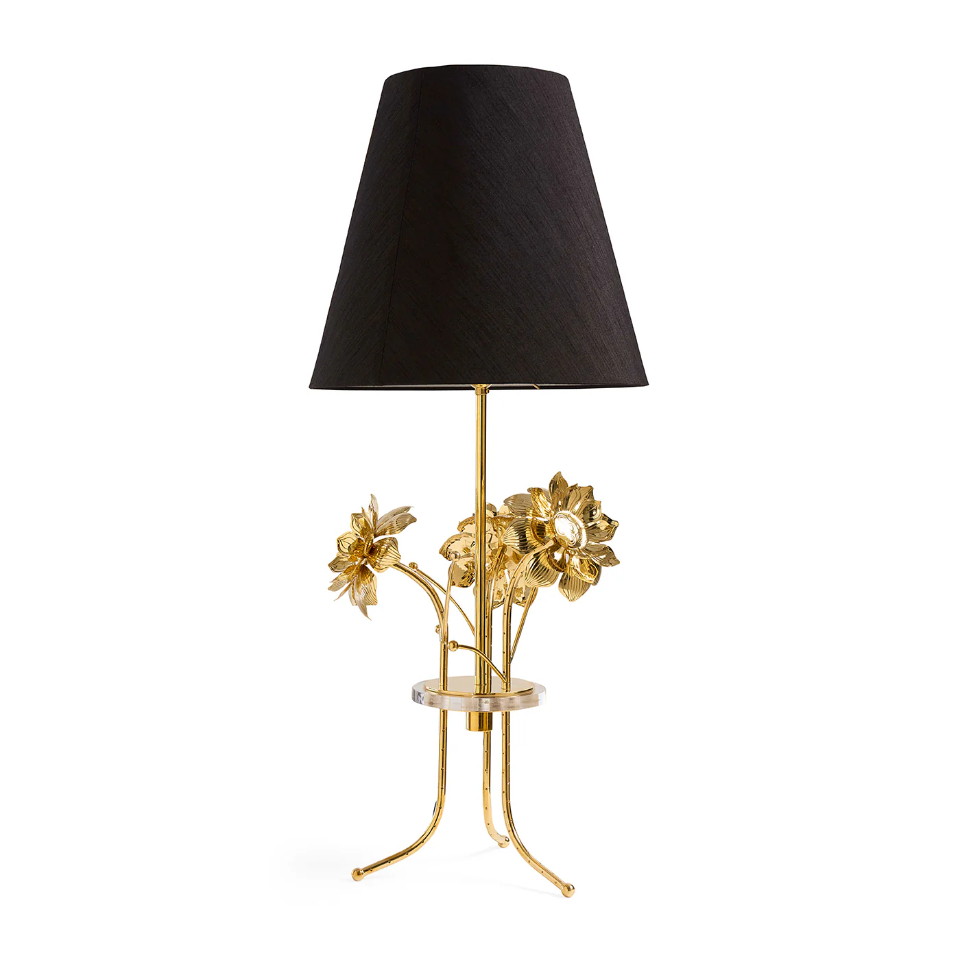 Brass Flower Table Lamp - Image 6