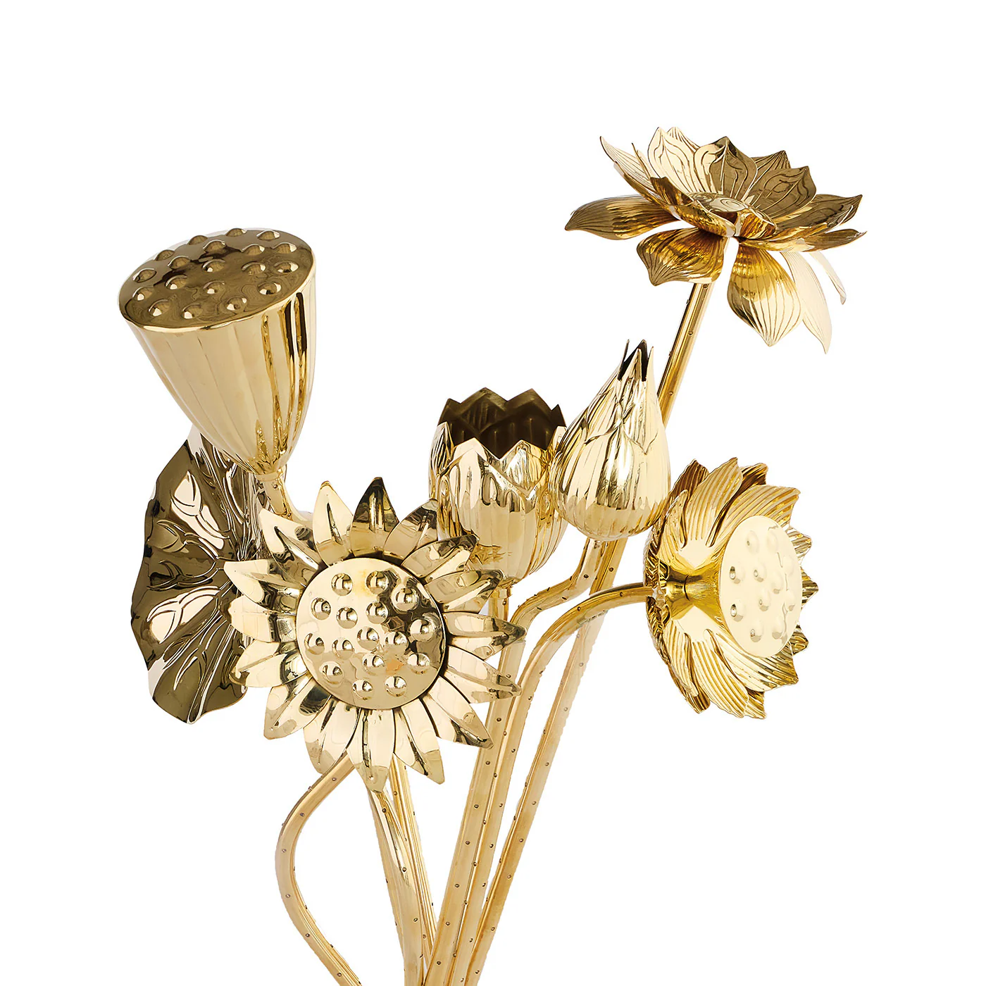 Brass Flowers Bouquet