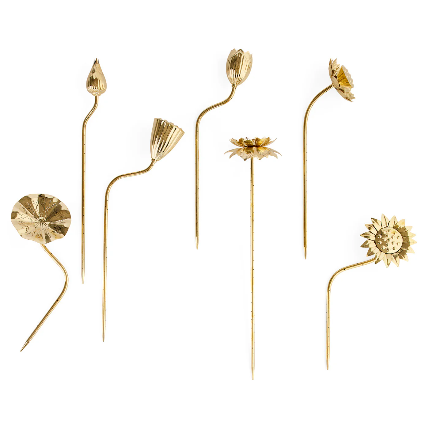 Brass Flowers Bouquet - Image 9
