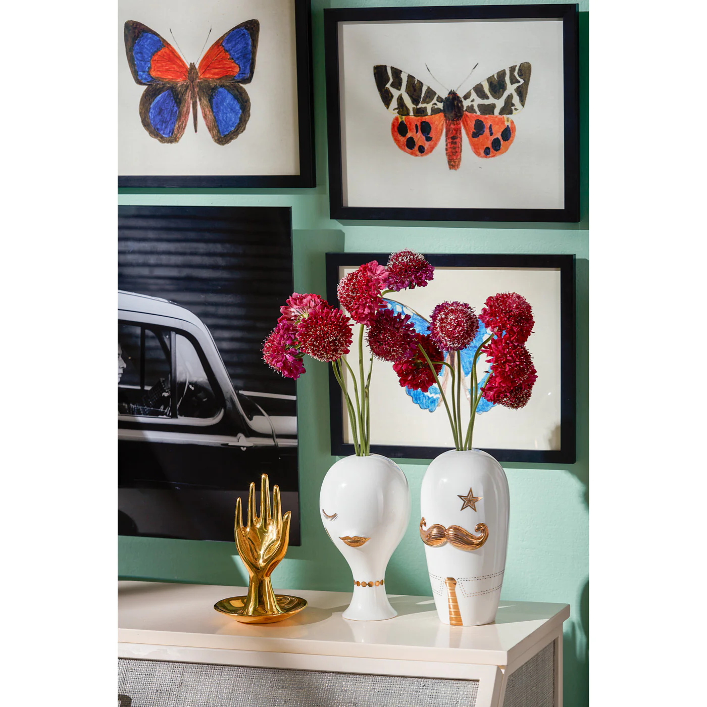 Brass Hand Ring Holder - Image 2