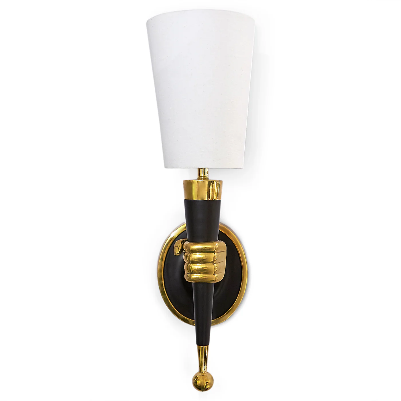 Brass Hand Sconce - Image 3