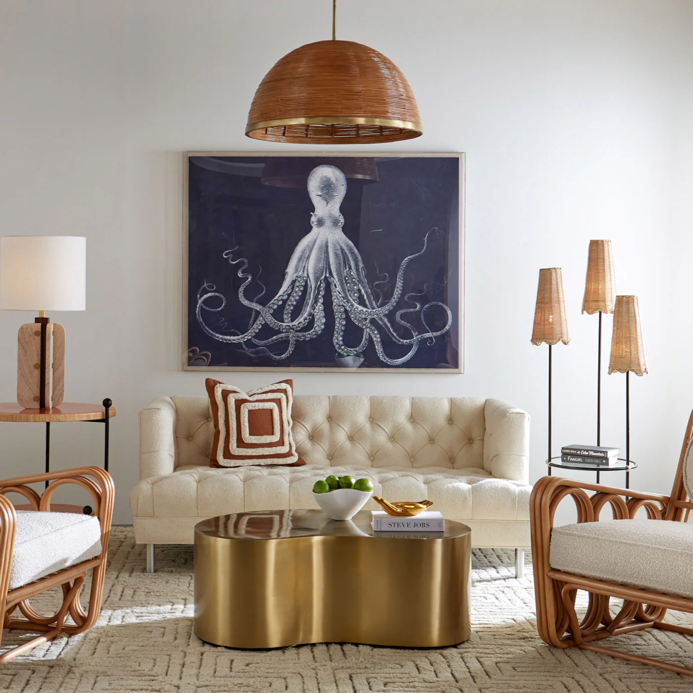 Brass Kidney Large Table - Image 2