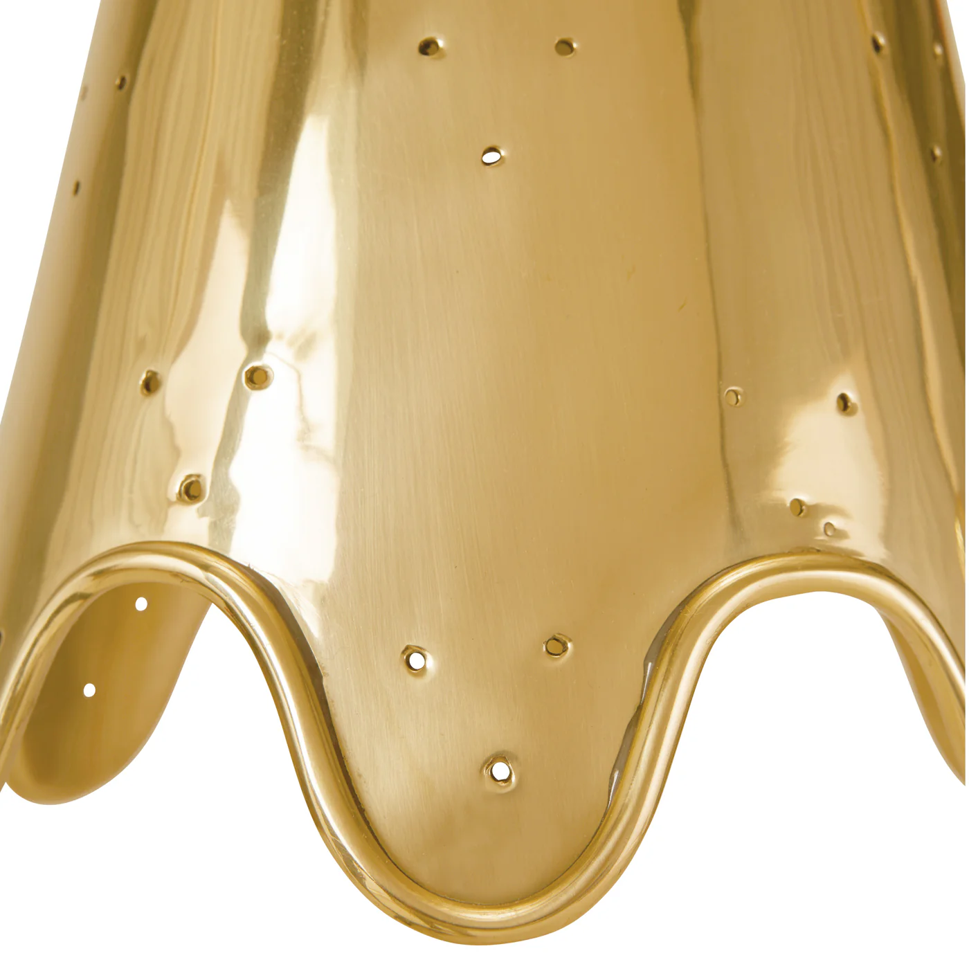 Brass Ripple Pendant - Image 6