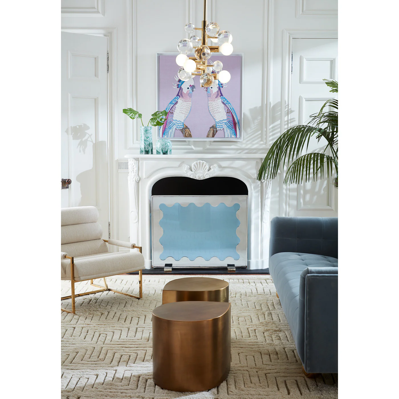 Brass Teardrop Table - Image 3