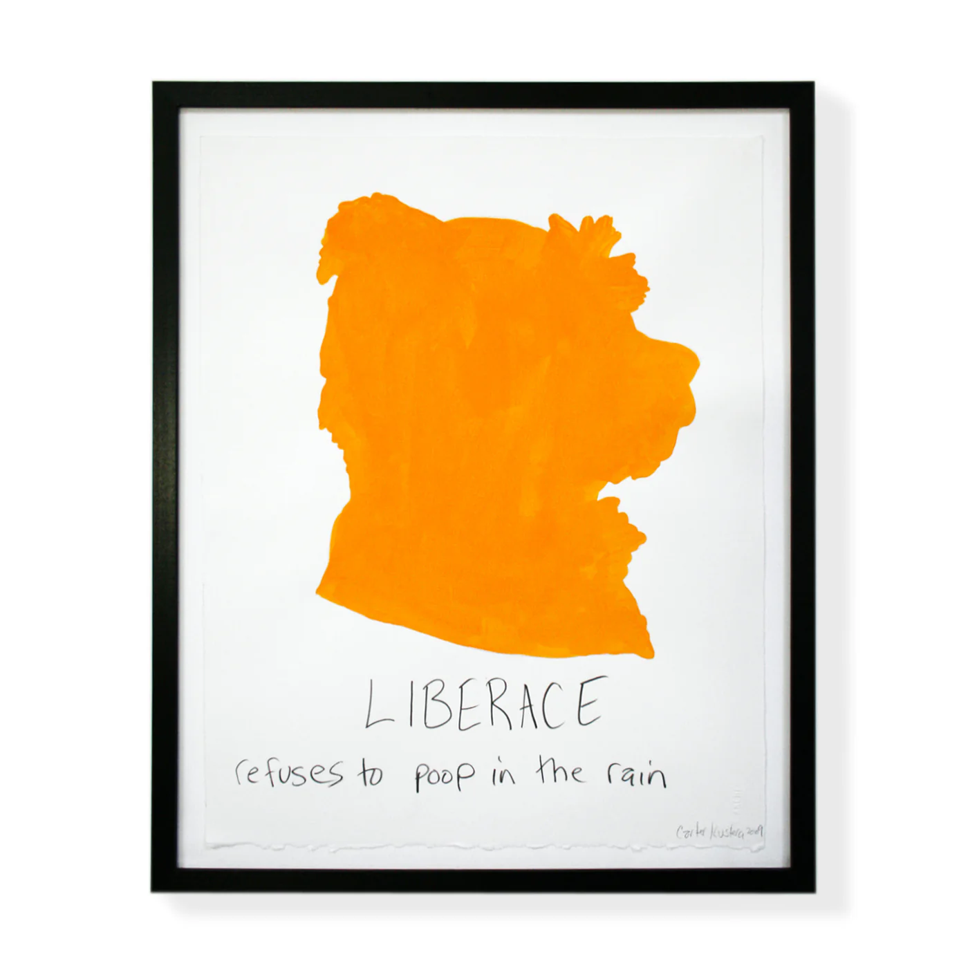 Carter Kustera Custom Silhouette and Text Portrait 19 x 16 - Image 6