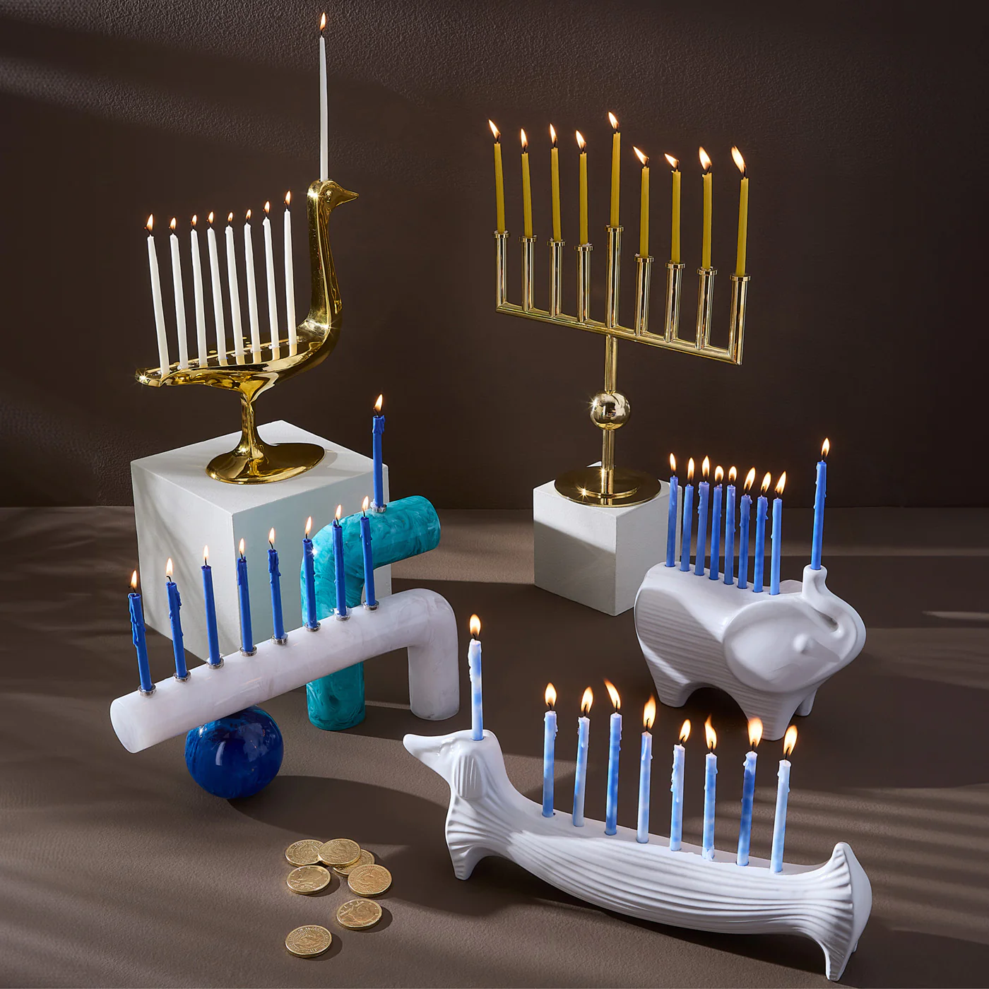 Ceramic Dachshund Menorah - Image 4