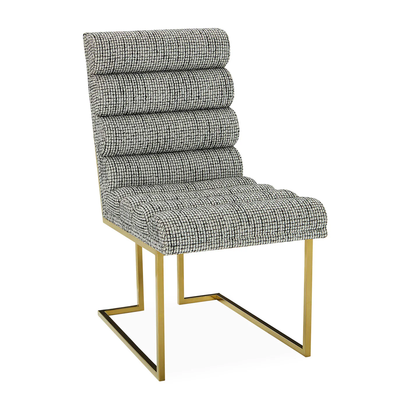 Channeled Goldfinger Dining Chair