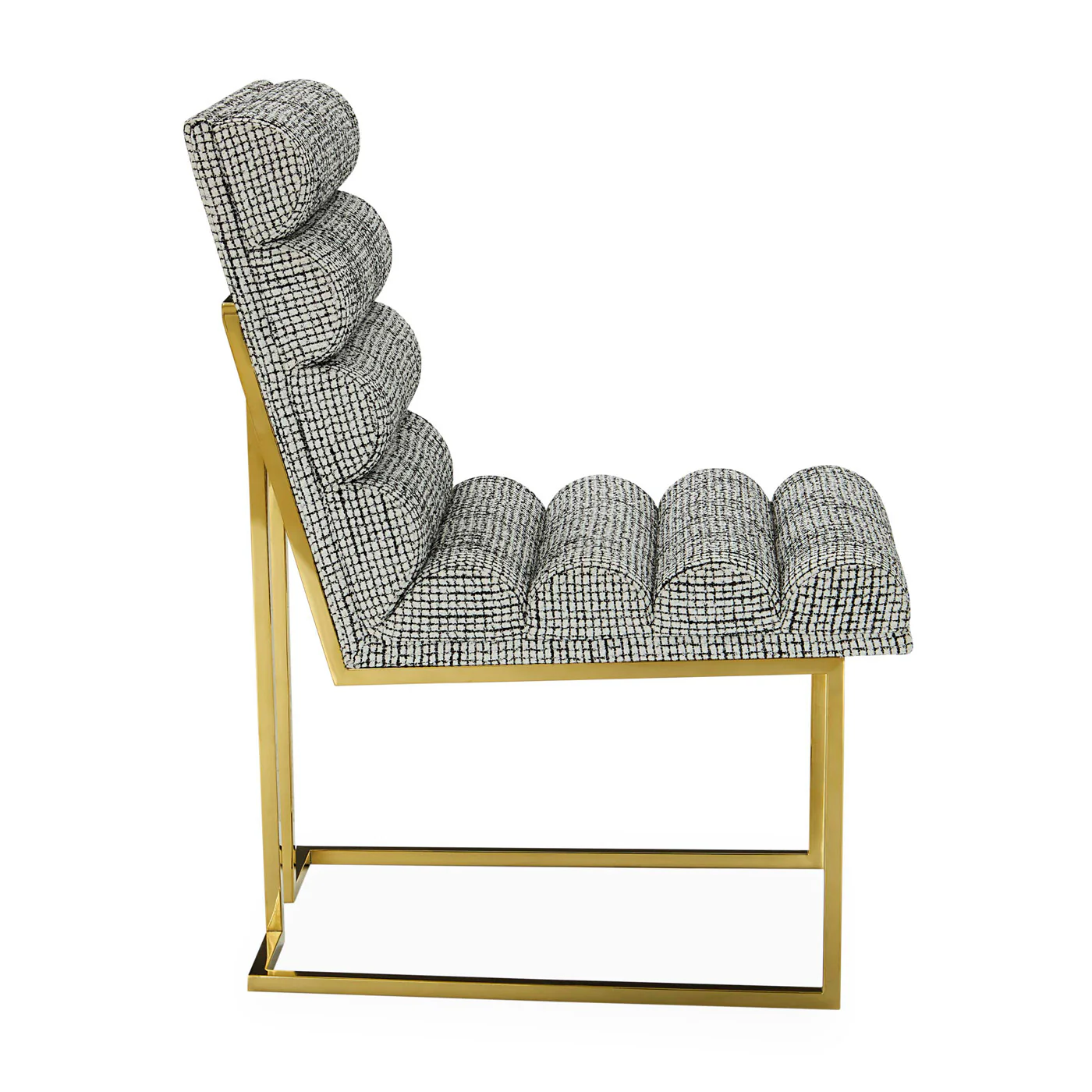 Channeled Goldfinger Dining Chair - Image 4