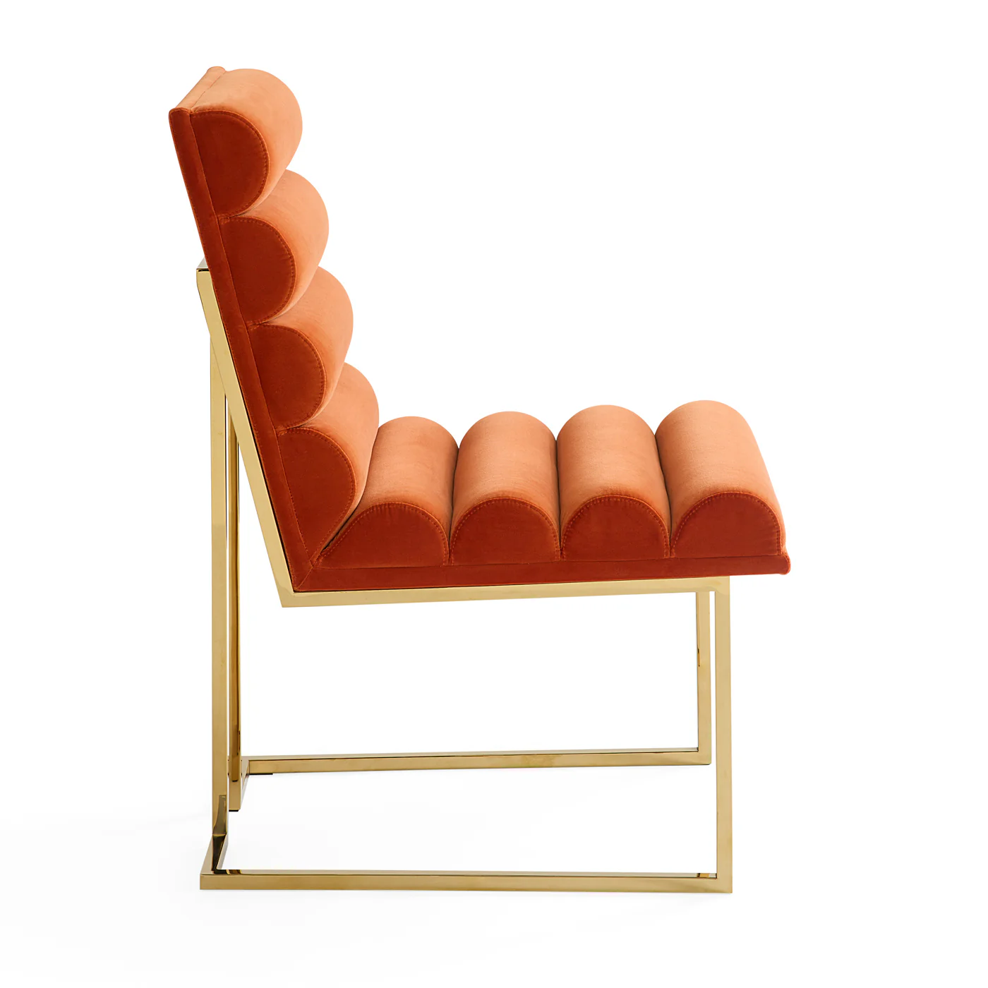 Channeled Goldfinger Dining Chair - Image 4