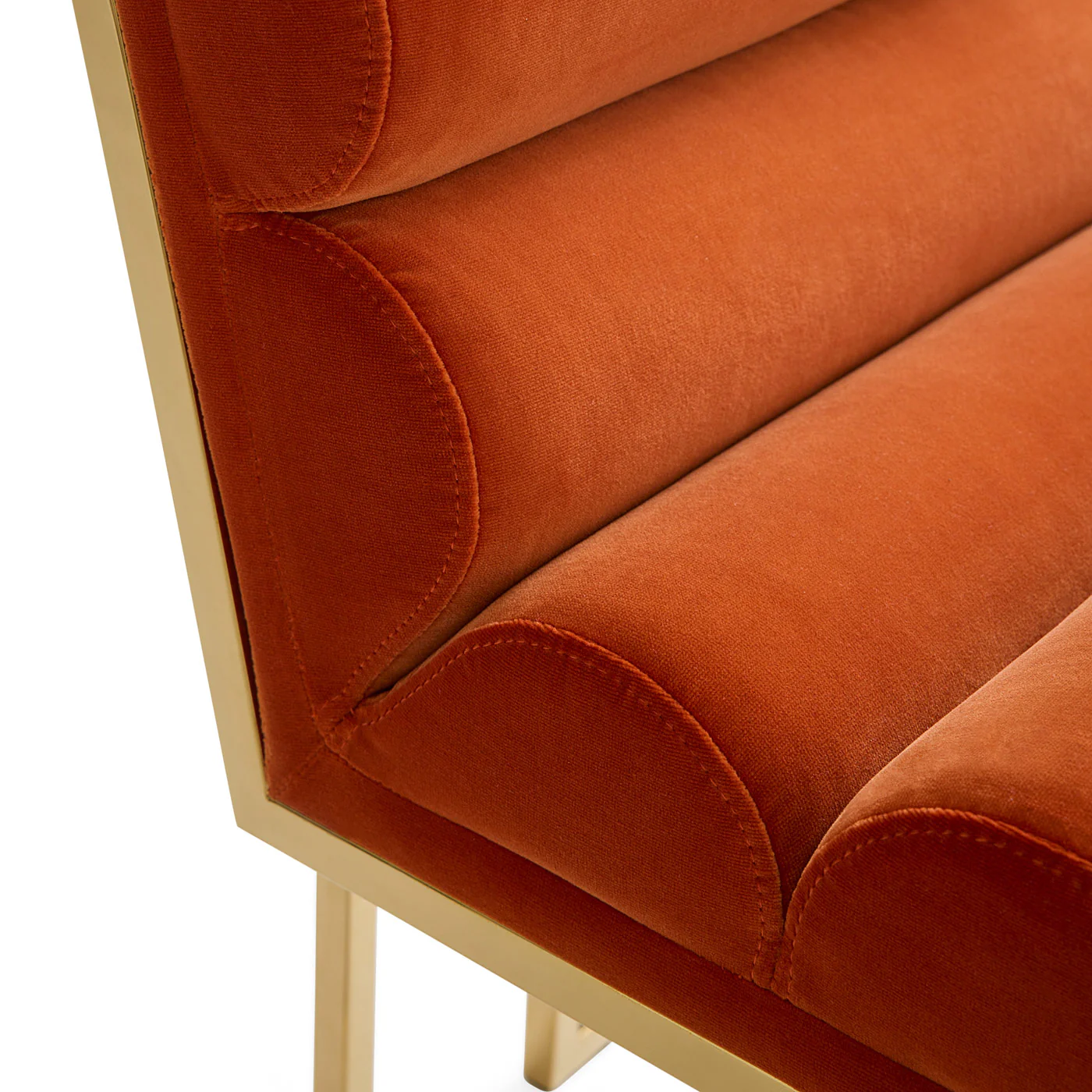Channeled Goldfinger Dining Chair - Image 6