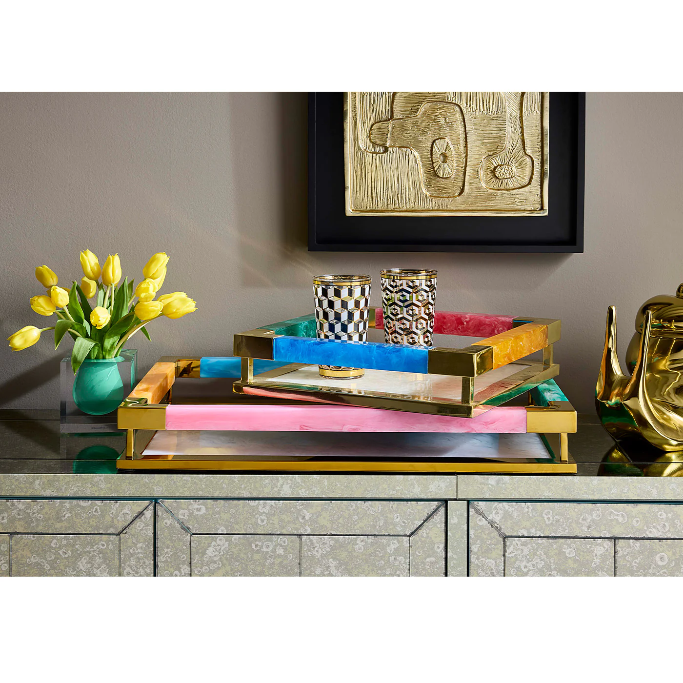 Como Rectangle Tray - Image 2