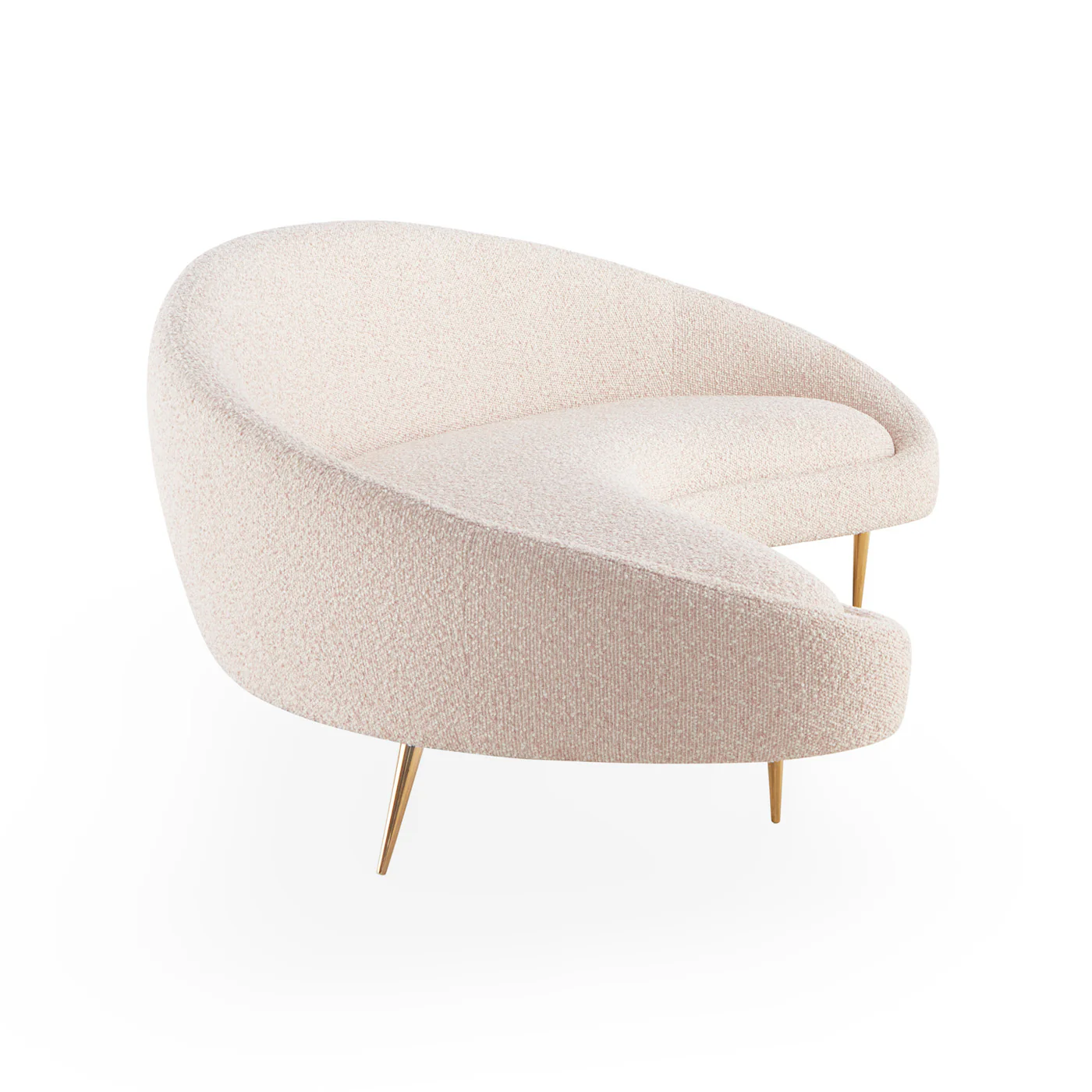 Ether 238.76cm Curved Sofa - Image 4