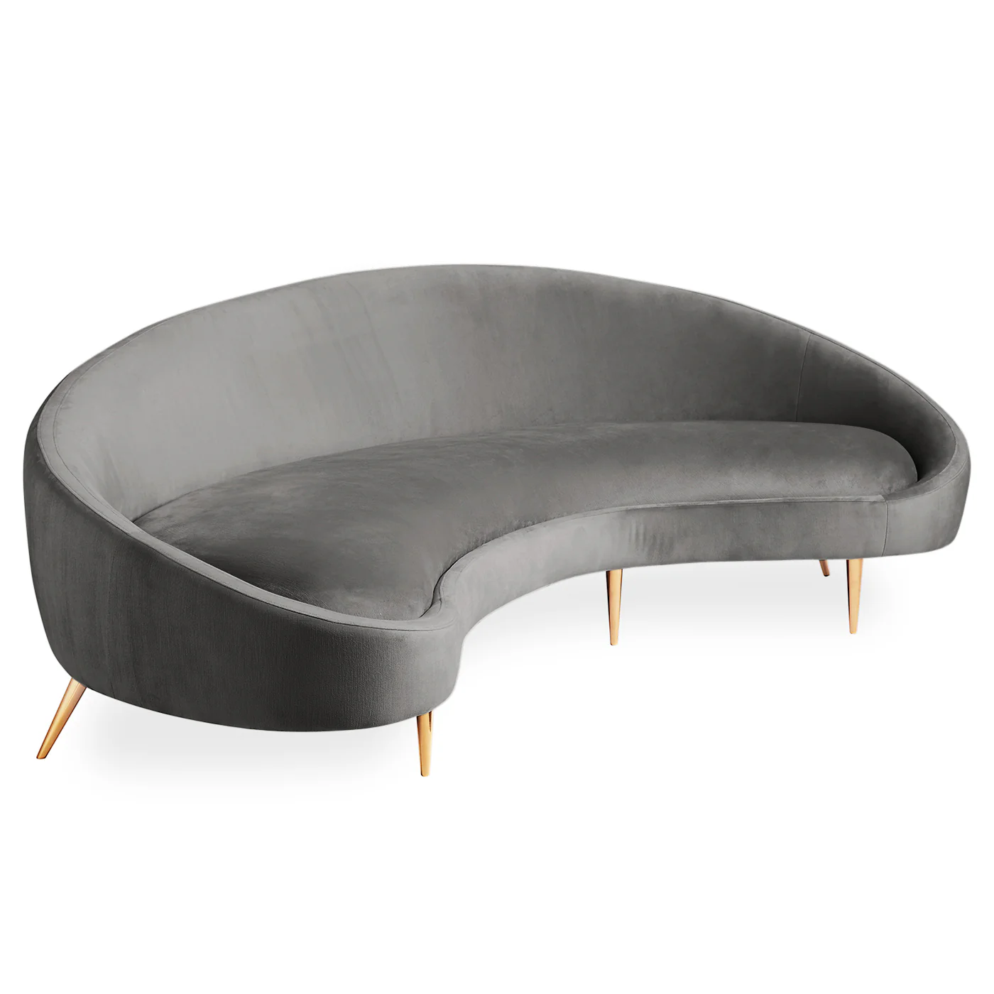 Ether 238.76cm Curved Sofa