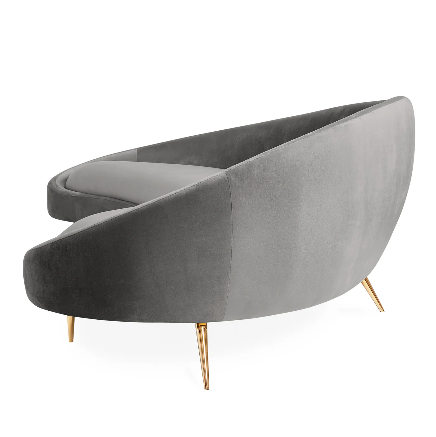 Ether 238.76cm Curved Sofa - Image 4