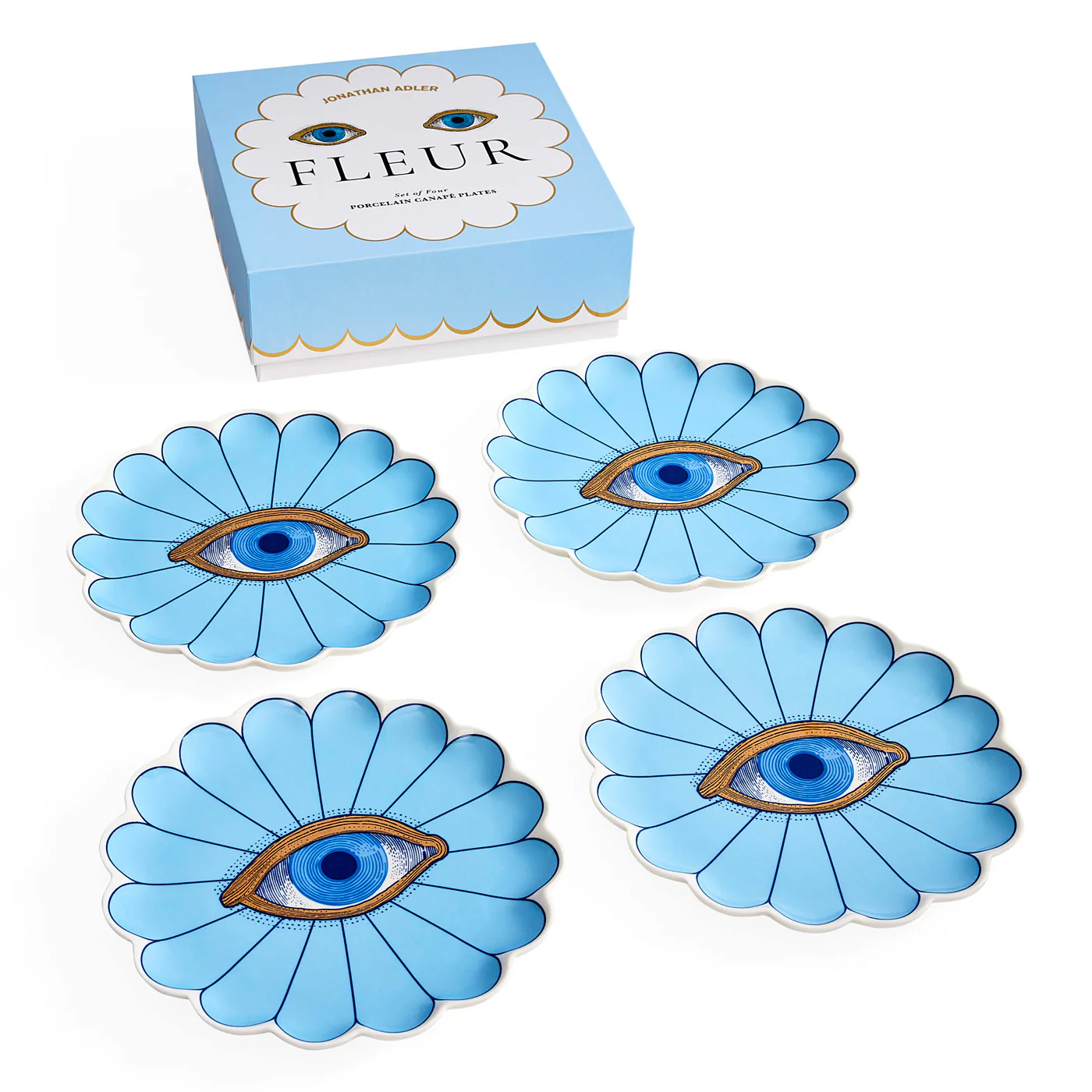 Fleur Canapé Plate Set - Image 6