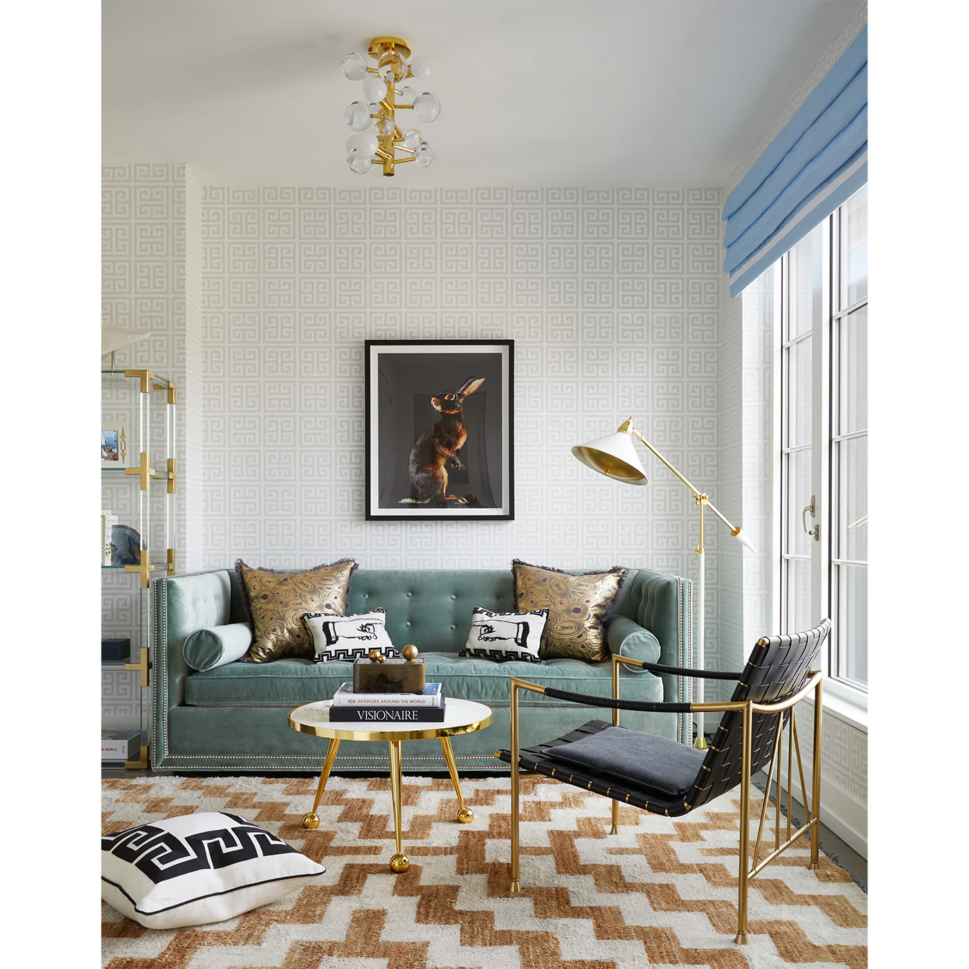 Globo Five-Light Chandelier - Image 5