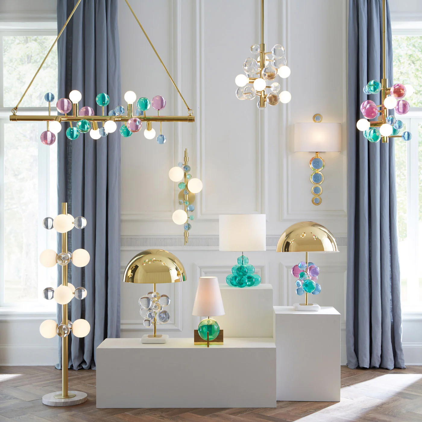 Globo Six-Light Linear Chandelier - Image 4