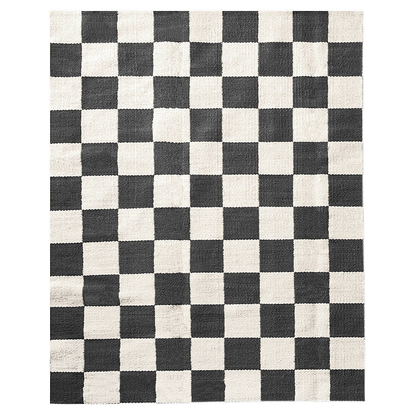 Checkerboard Large Scale Flatweave Rug - Image 13