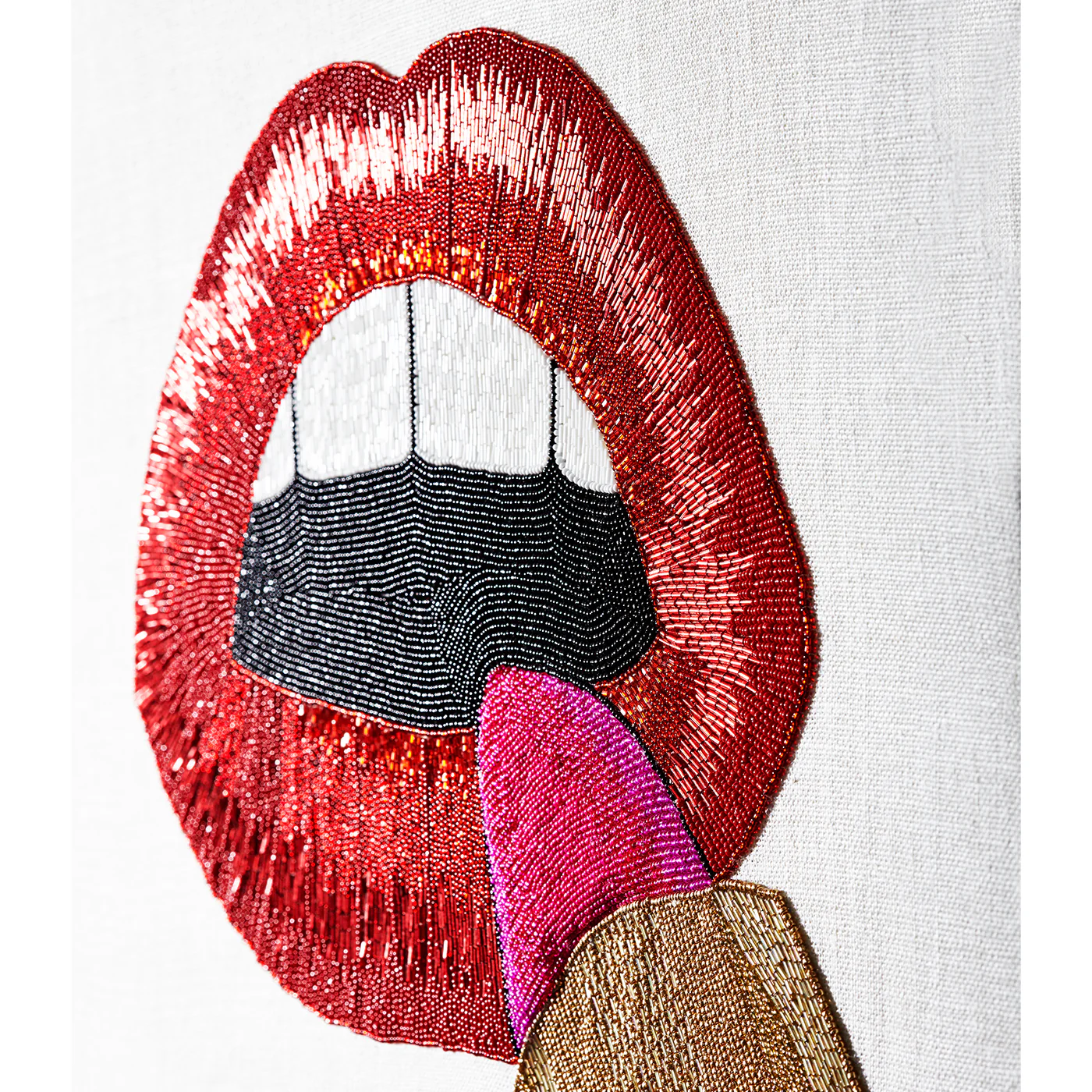 Lipstick Beaded Art - Image 2