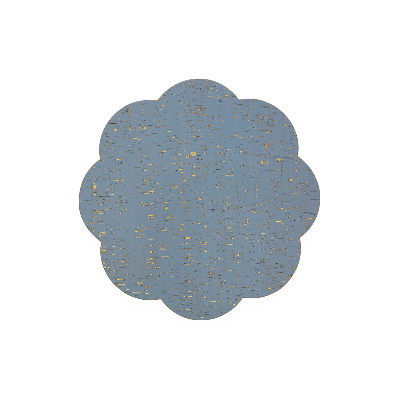 Metallic Cork Petal Placemat Set