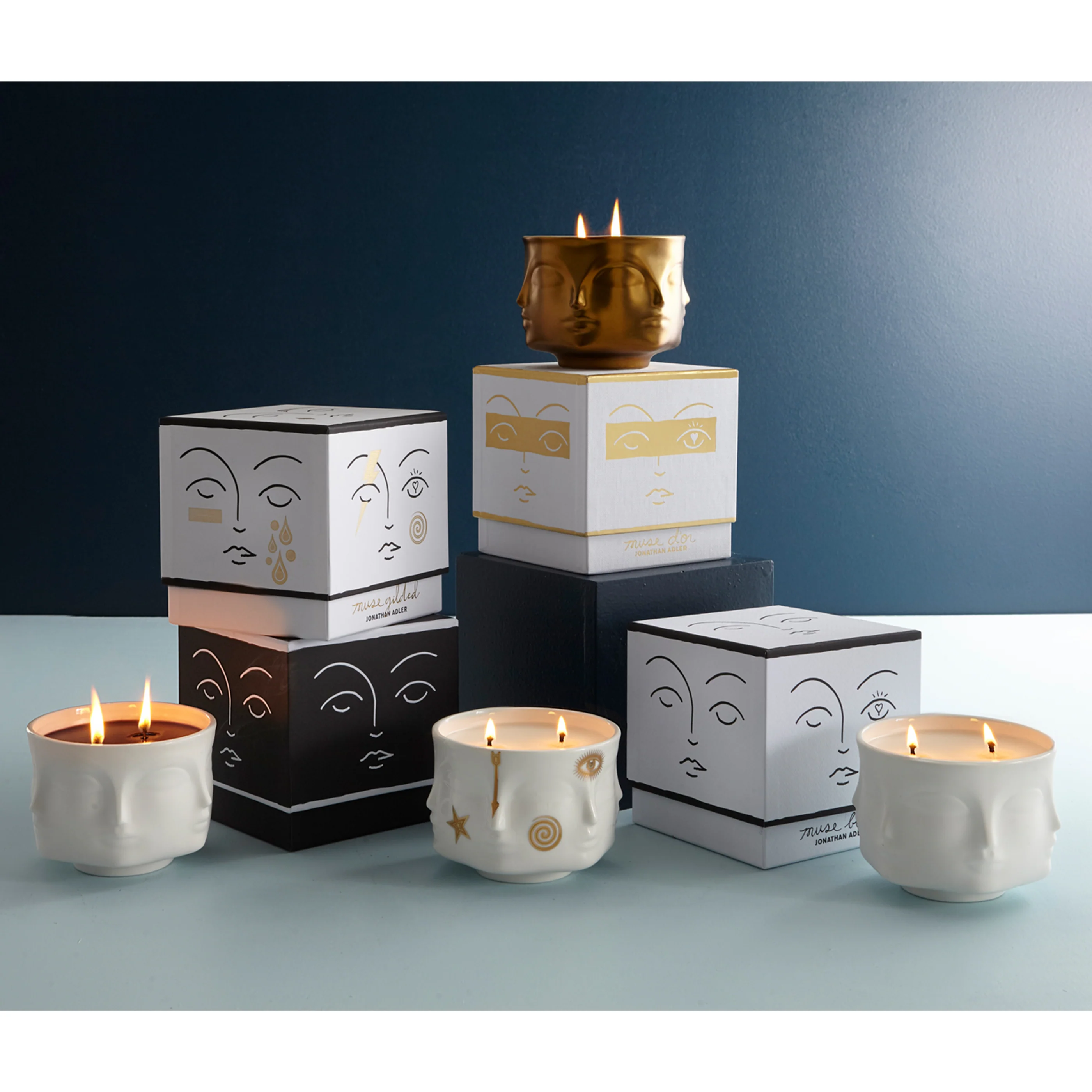 Muse Noir Ceramic Candle - Image 2