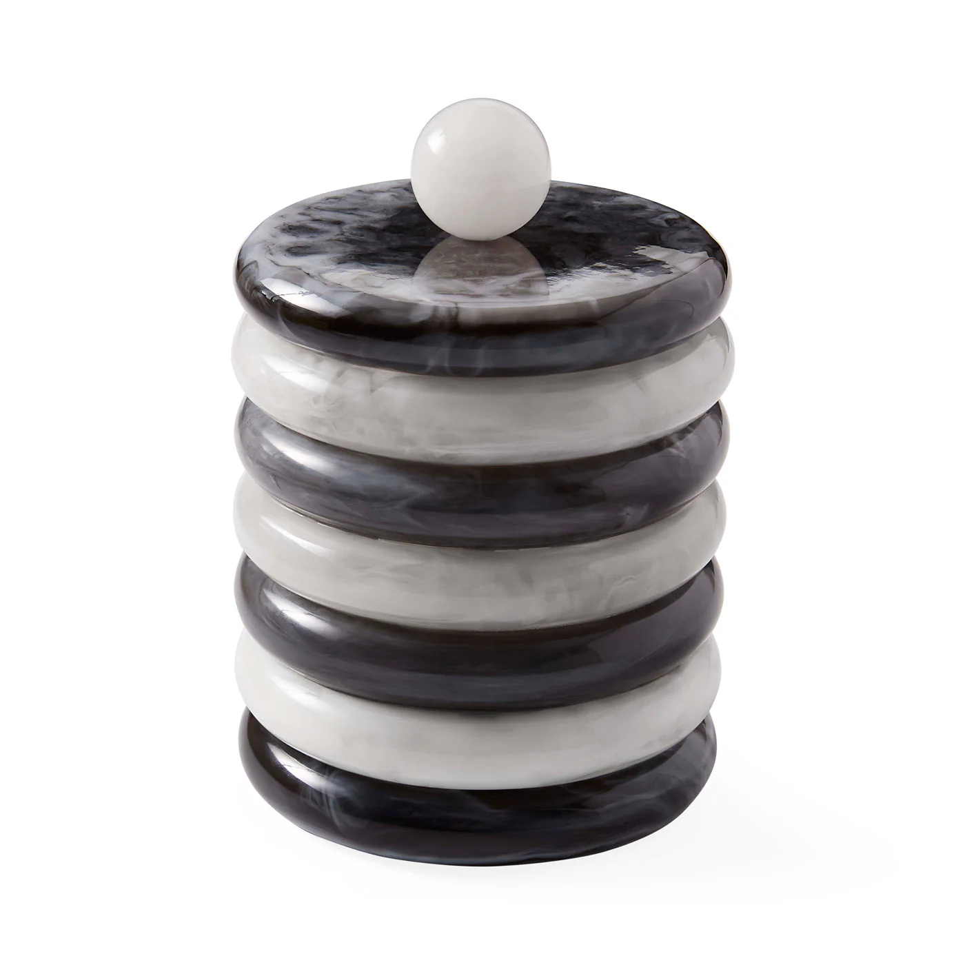 Como Black & White Ice Bucket