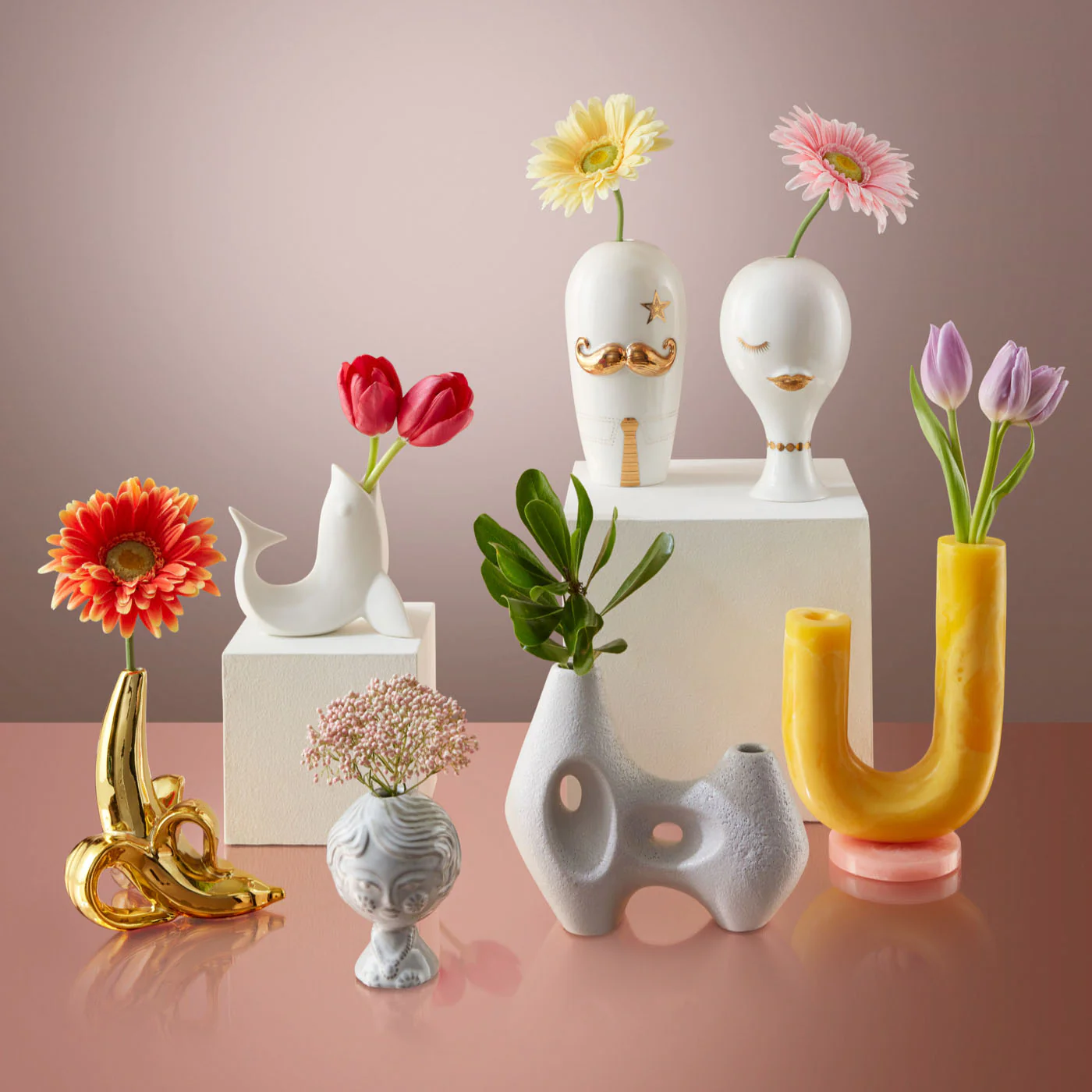 Como Double Tube Vase - Image 5