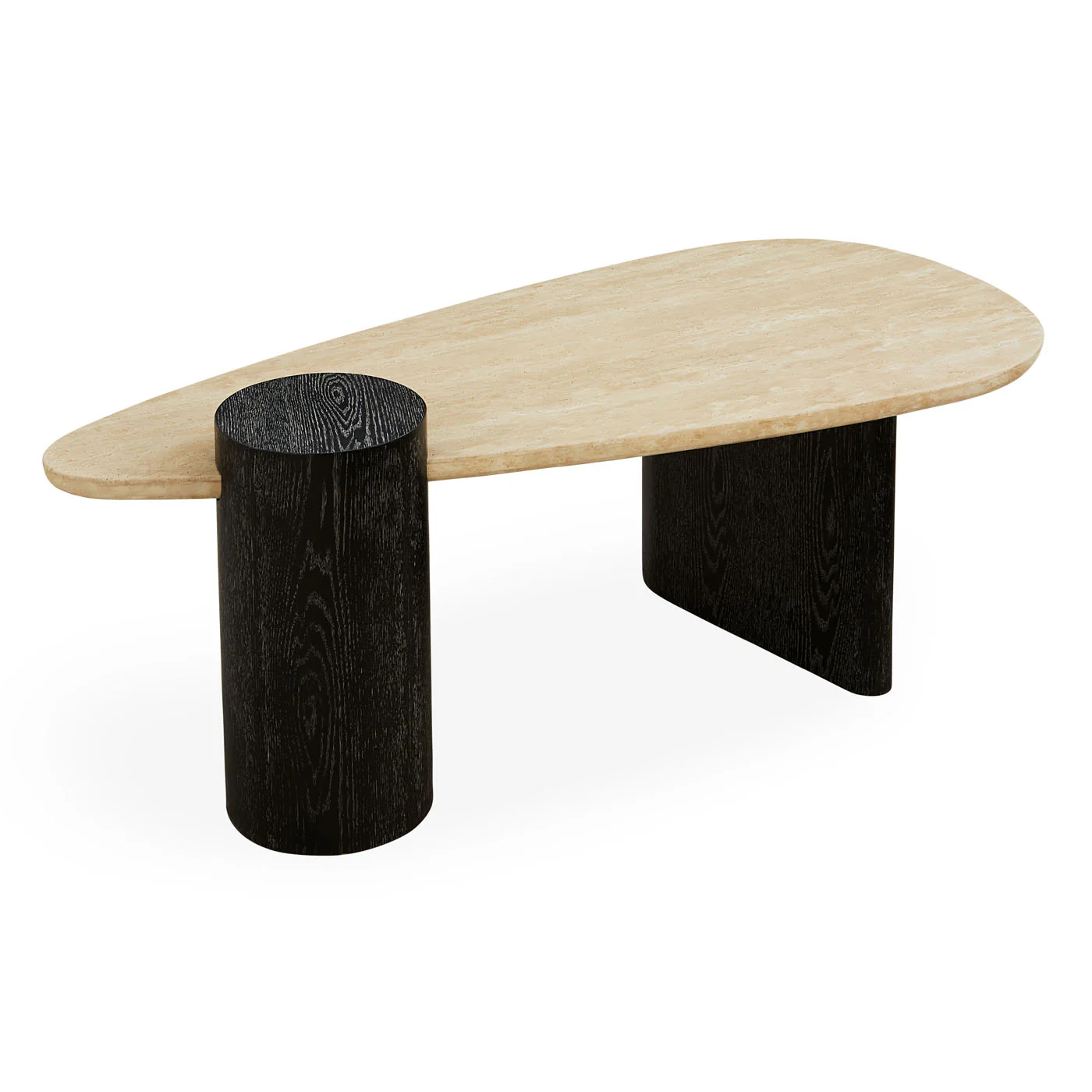 Oeuf Travertine Cocktail Table - Image 7