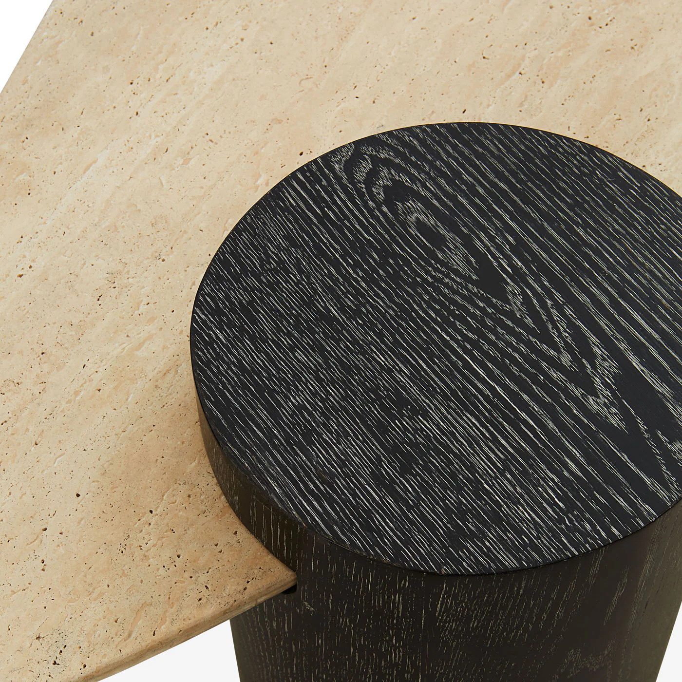 Oeuf Travertine Cocktail Table - Image 8