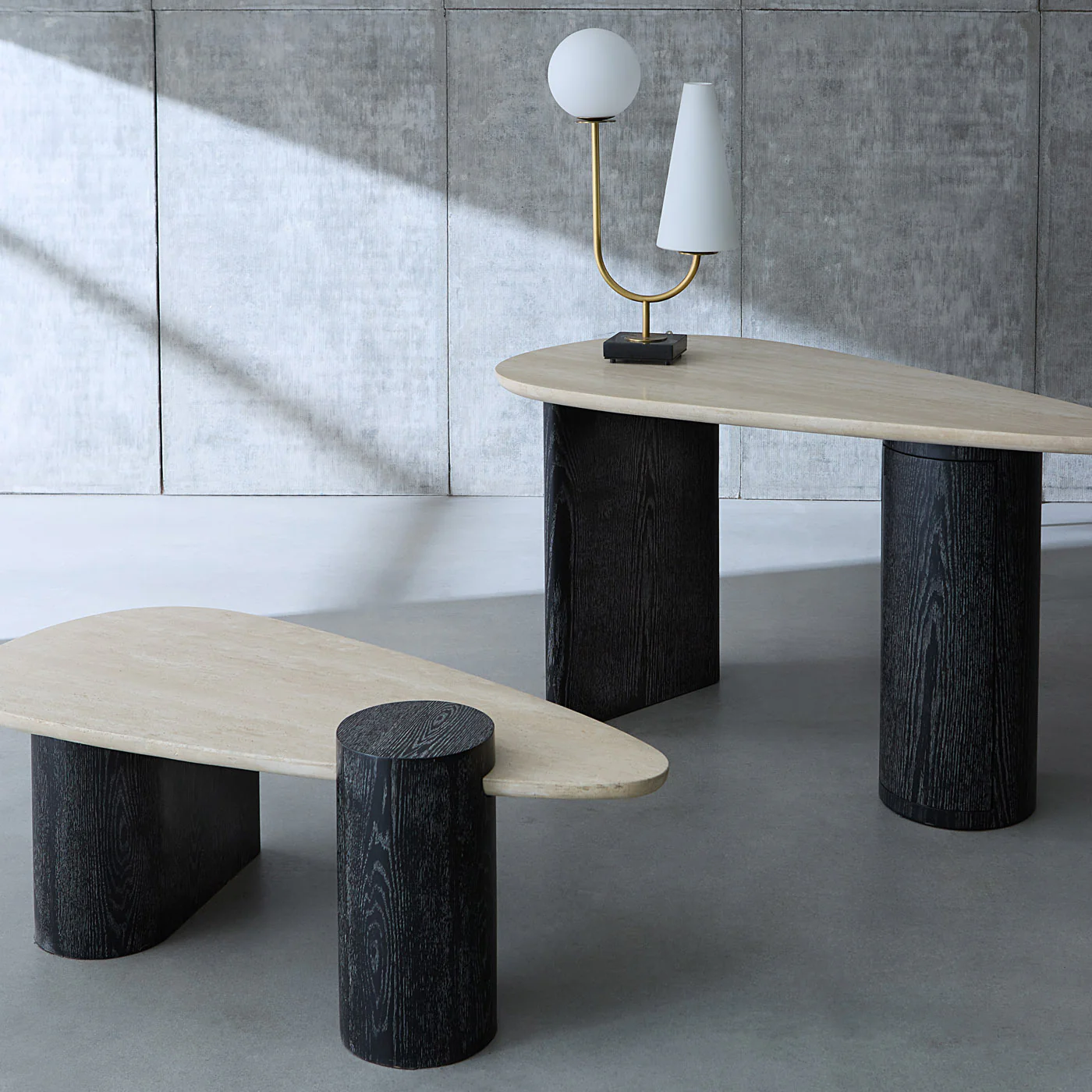 Oeuf Travertine Desk - Image 7