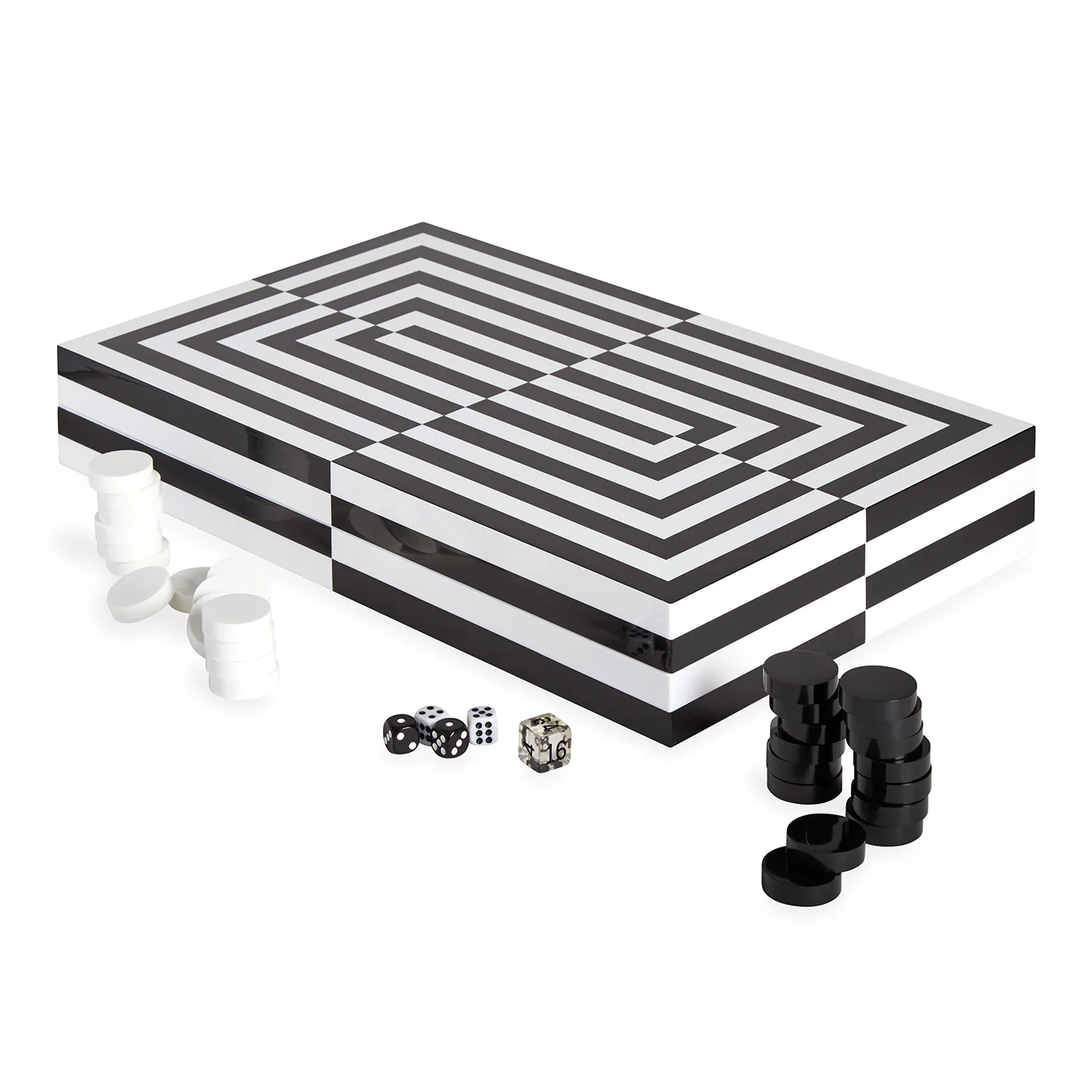 Op Art Backgammon Set - Image 7