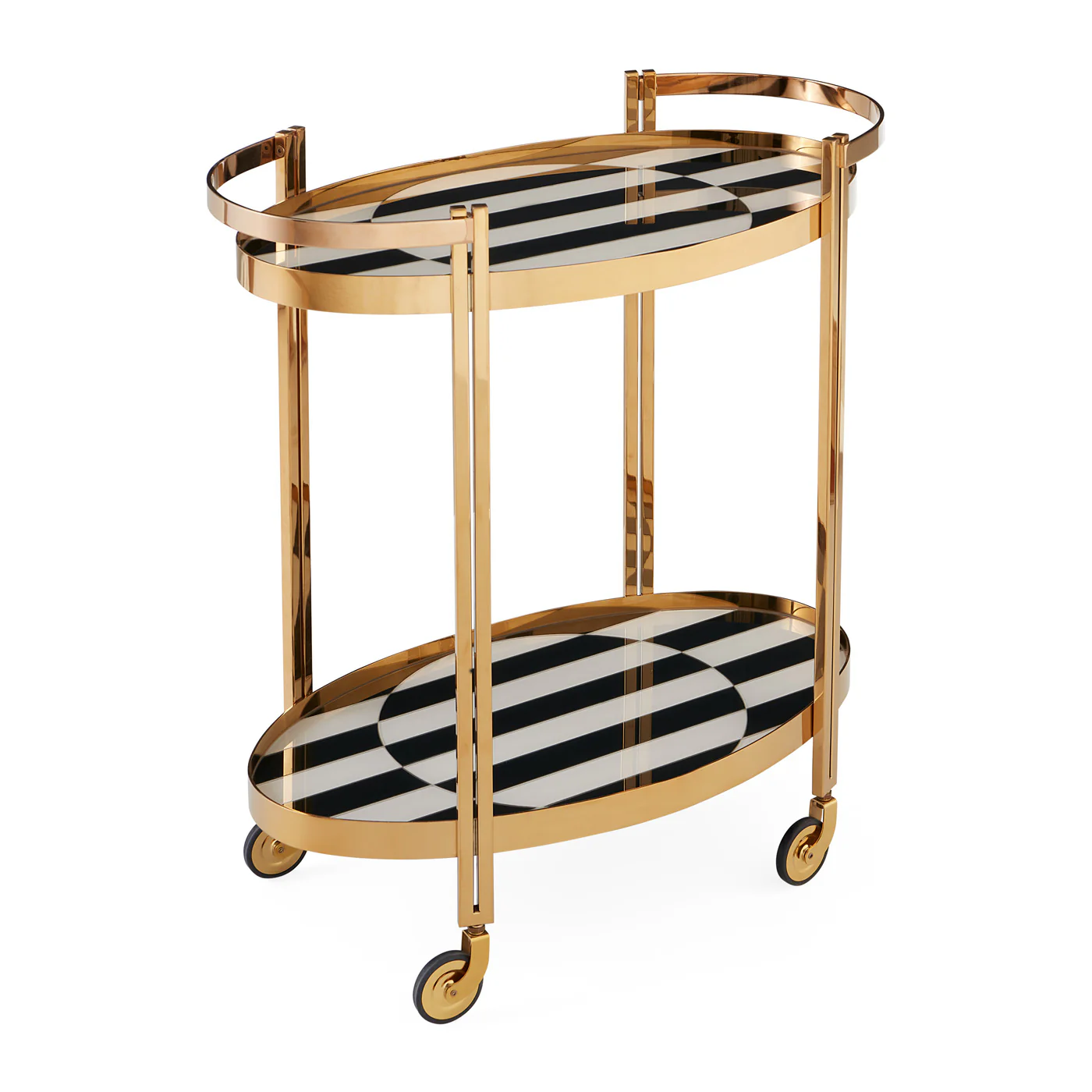 Op Art Bar Cart - Image 6