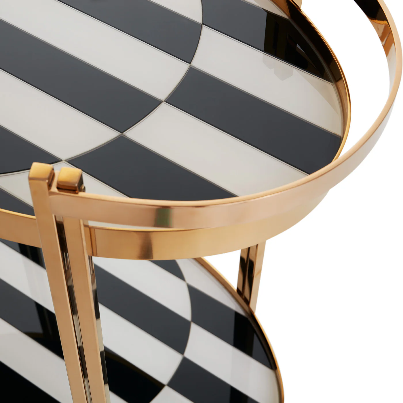 Op Art Bar Cart - Image 7
