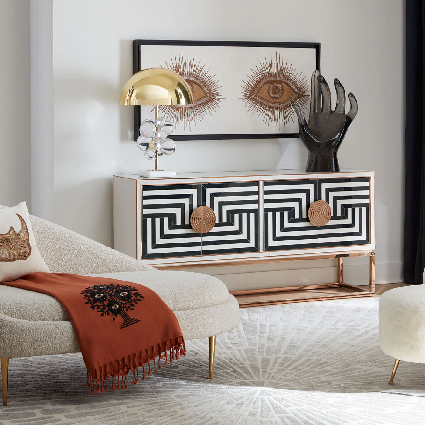 Op Art Credenza - Image 4