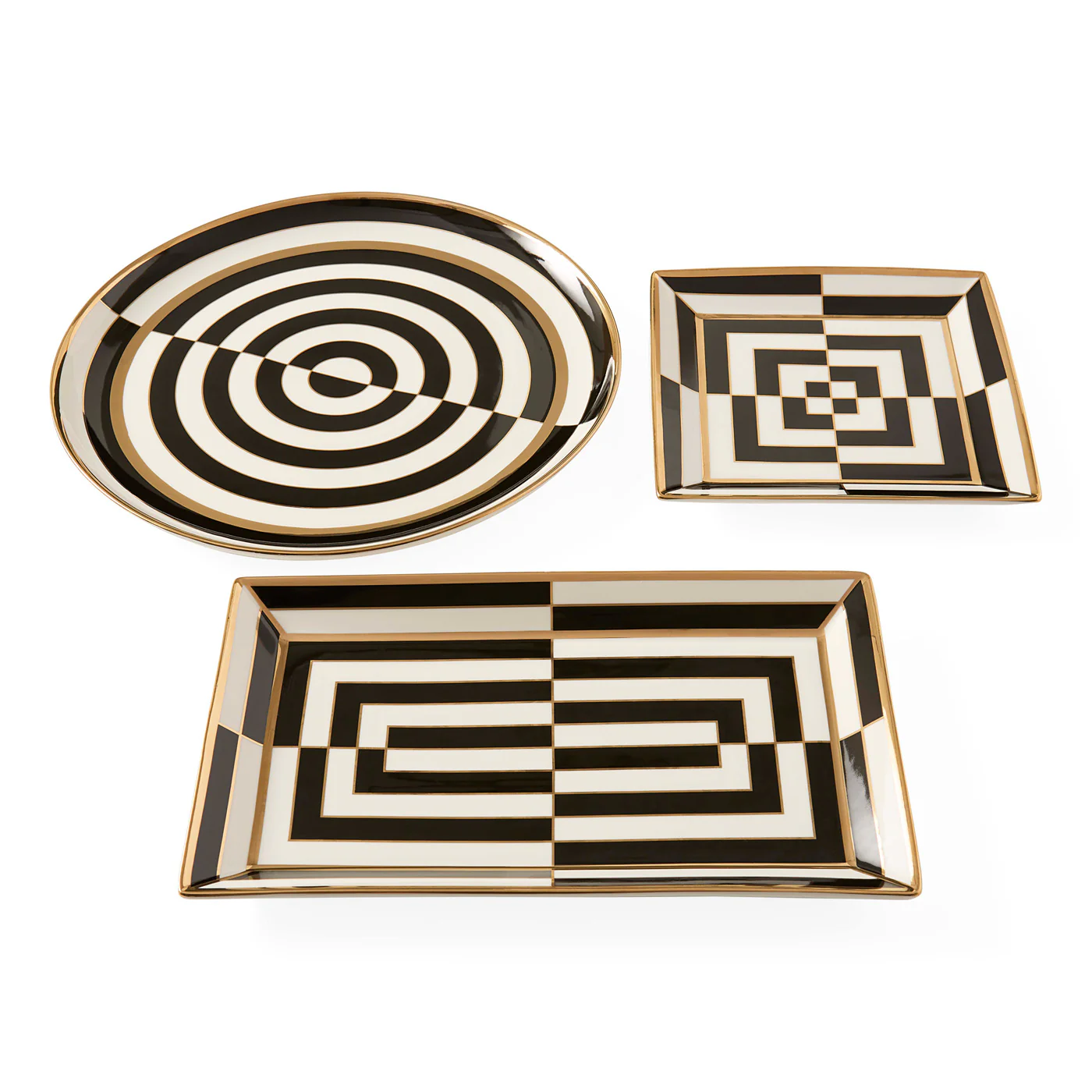 Op Art Rectangle Serving Tray - Image 5