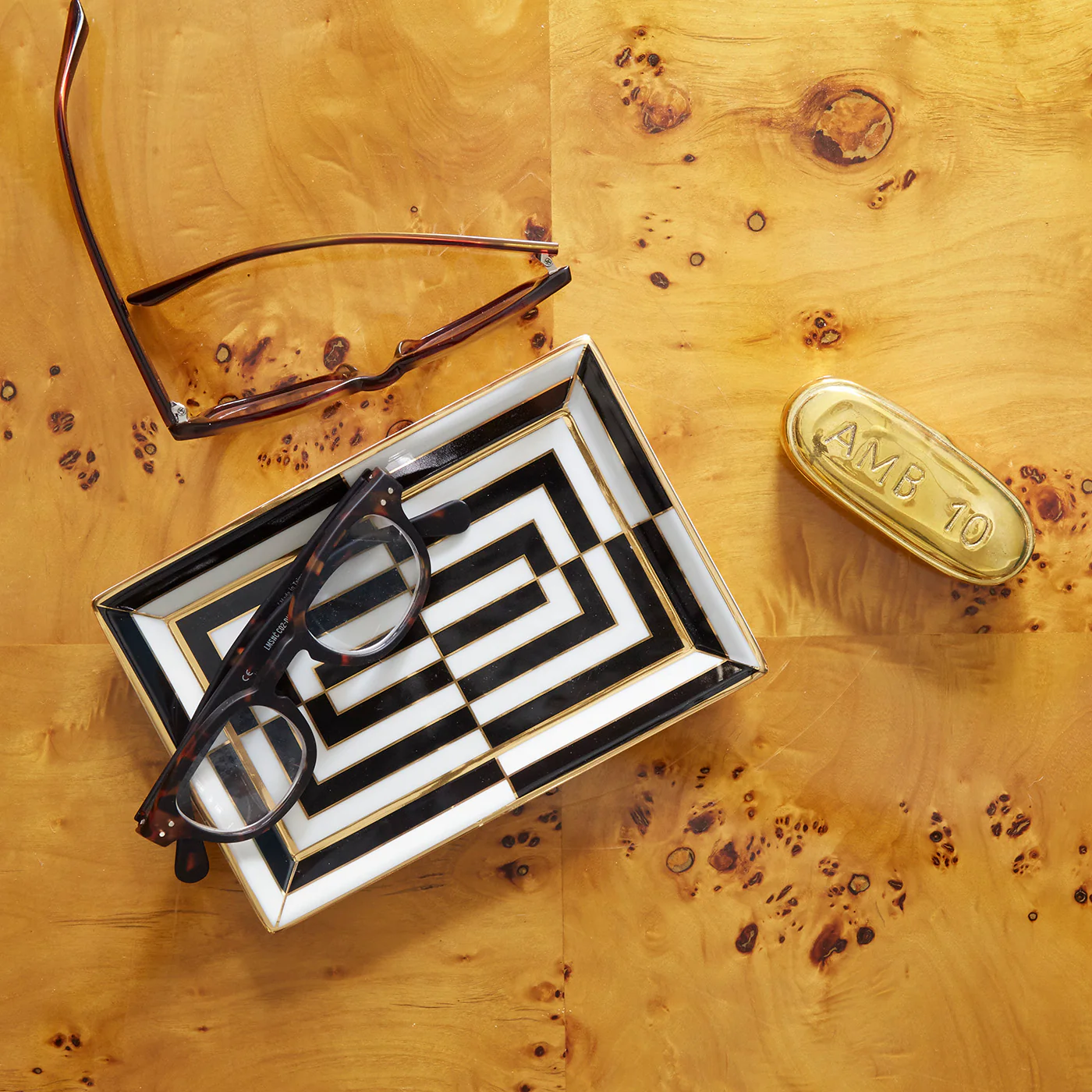 Op Art Rectangle Tray - Image 6