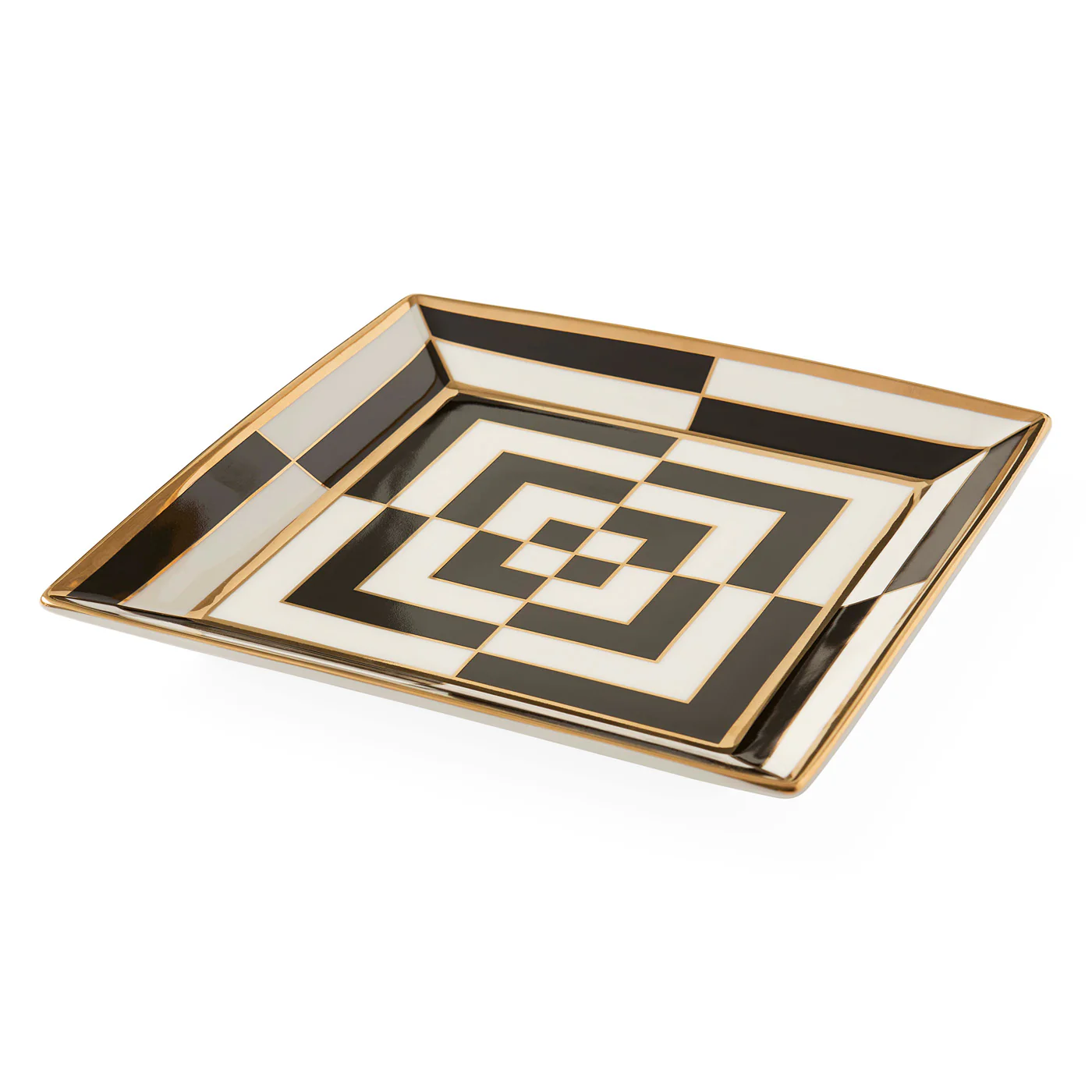 Op Art Square Serving Tray - Image 4
