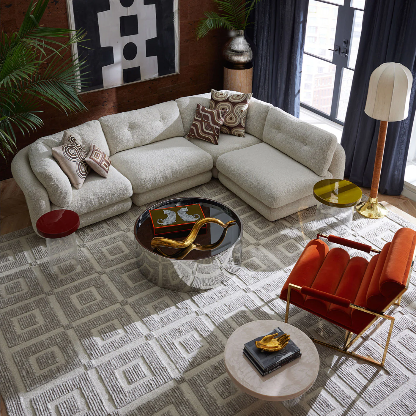 Pompidou 304.8cm Modular Four-Piece Sectional - Image 2