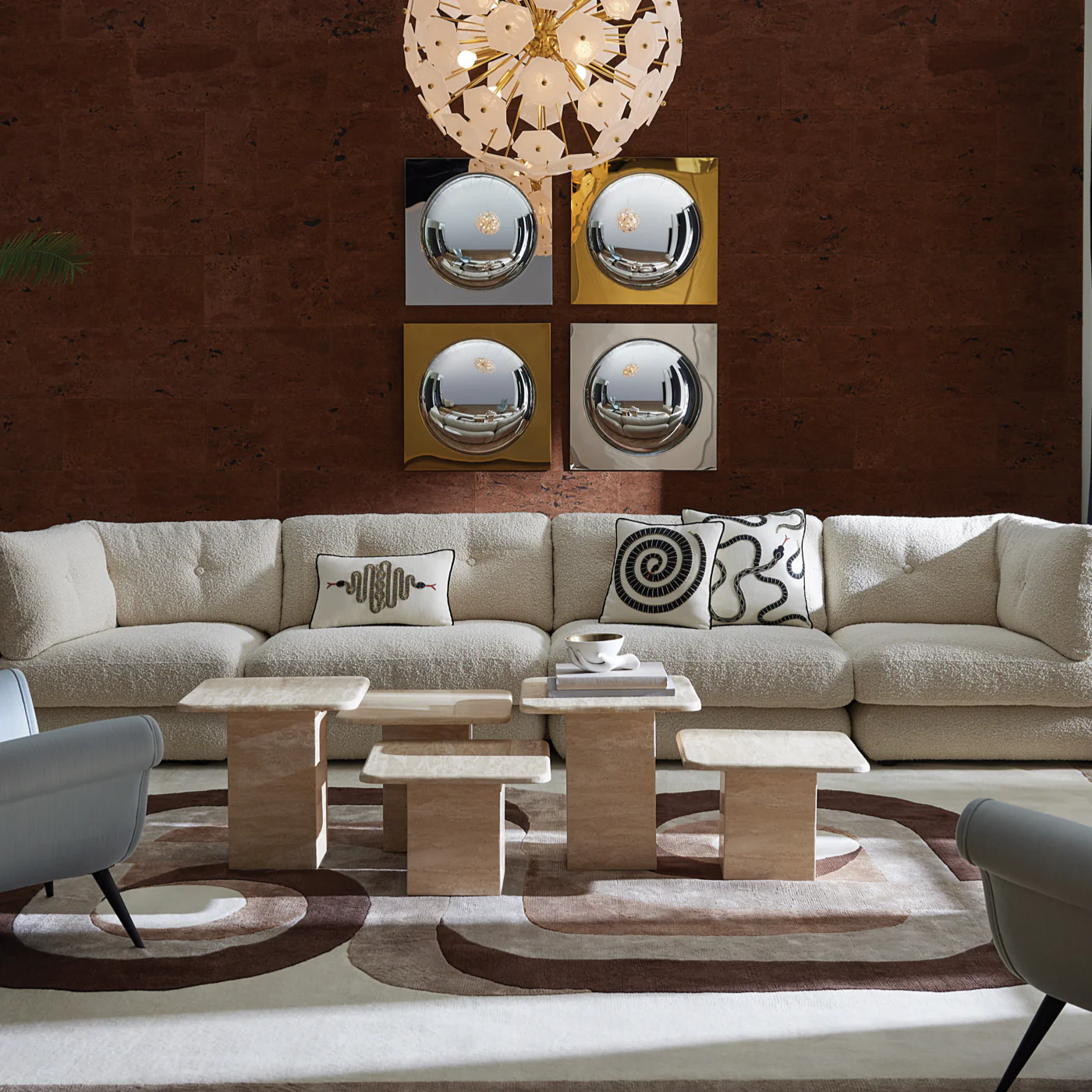 Pompidou 304.8cm Modular Four-Piece Sectional - Image 4