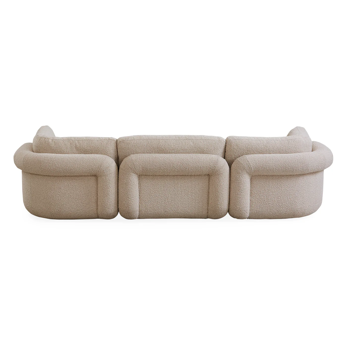 Pompidou 304.8cm Modular Four-Piece Sectional with Ottoman - Image 7